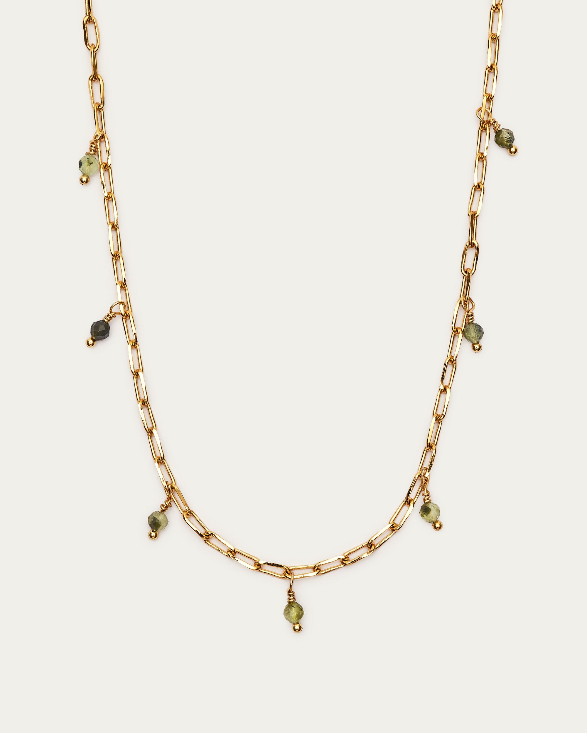 Beaded Chain Layering Necklace