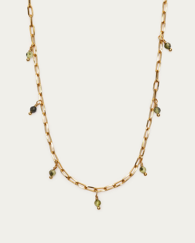 Beaded Chain Layering Necklace