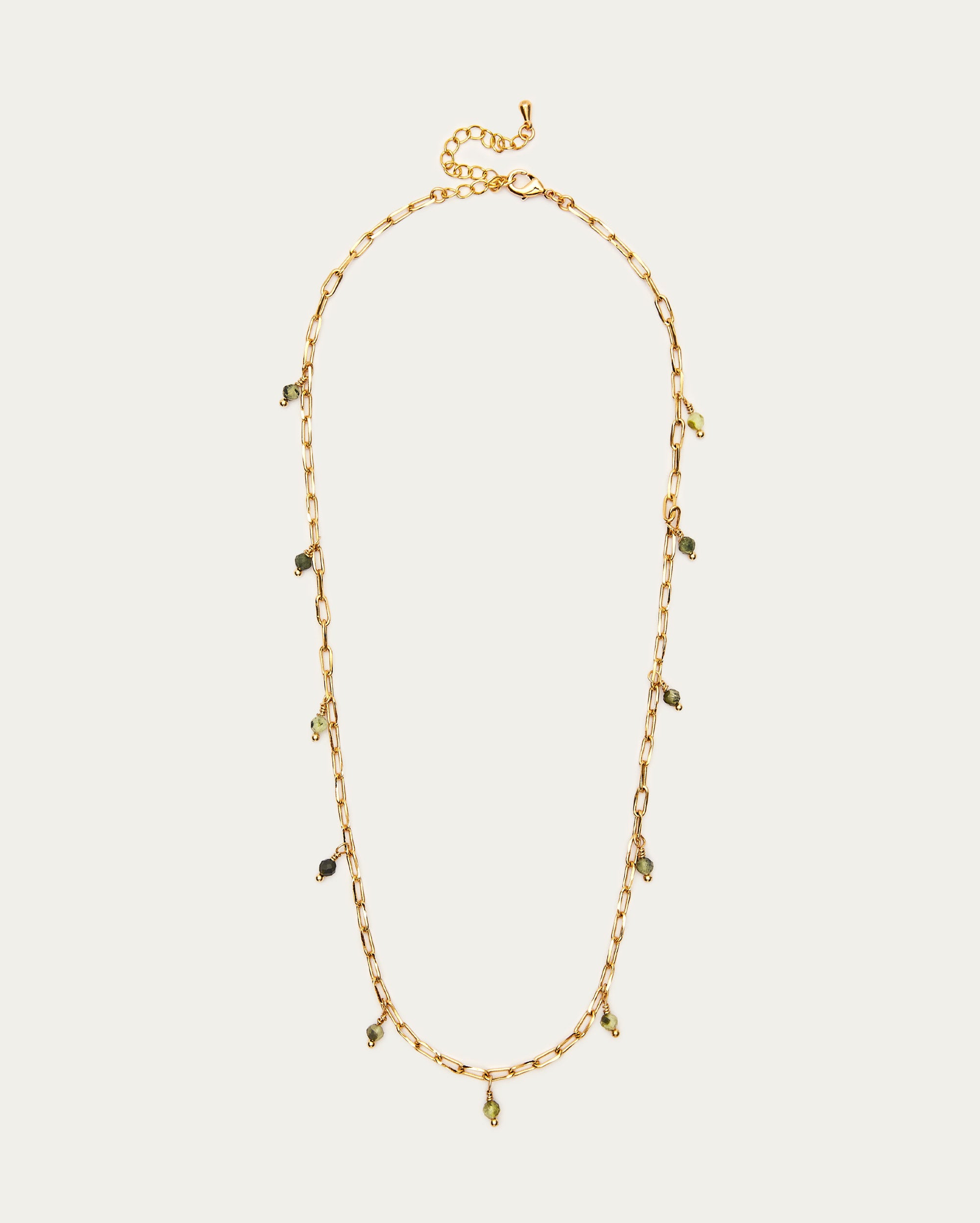 Beaded Chain Layering Necklace