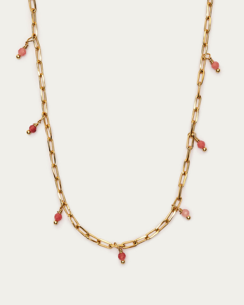 Beaded Chain Layering Necklace