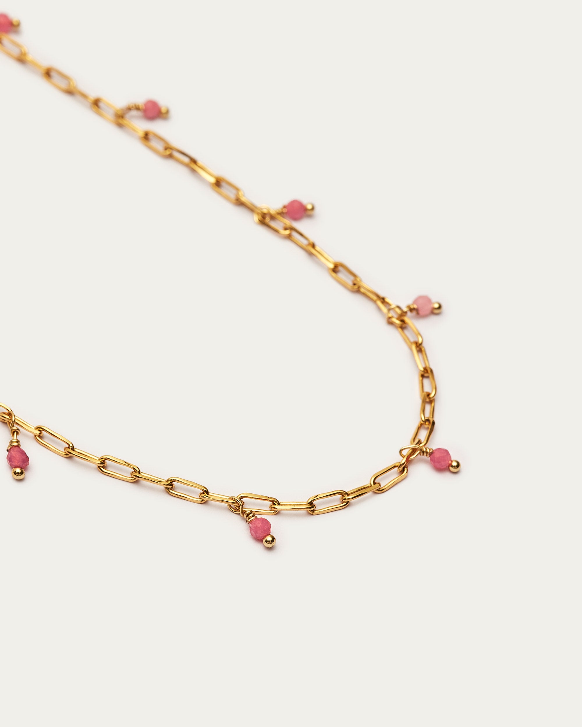 Beaded Chain Layering Necklace