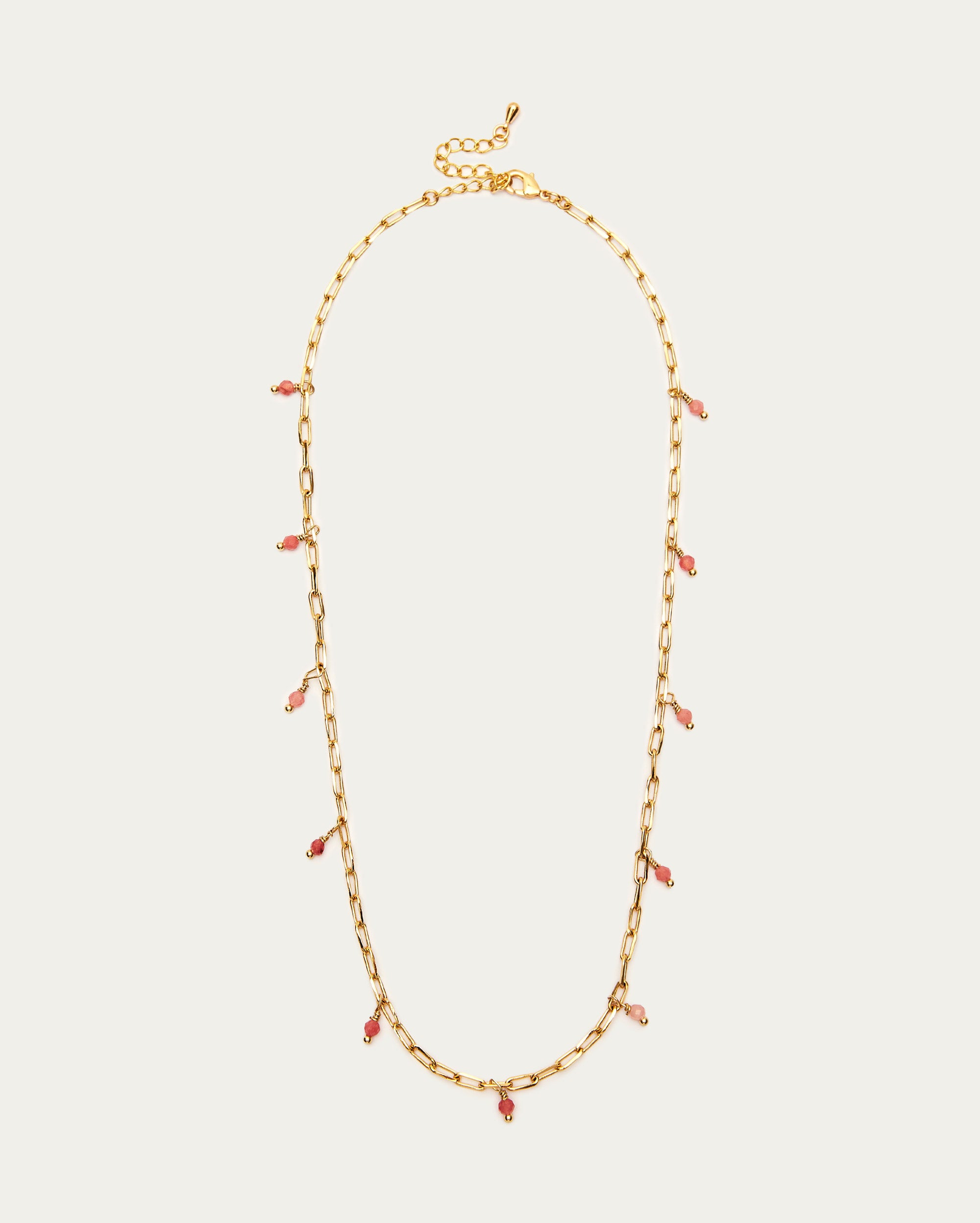 Beaded Chain Layering Necklace