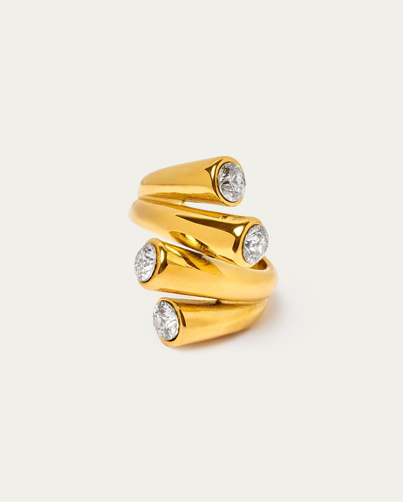 Sculptural Wrap Statement Ring