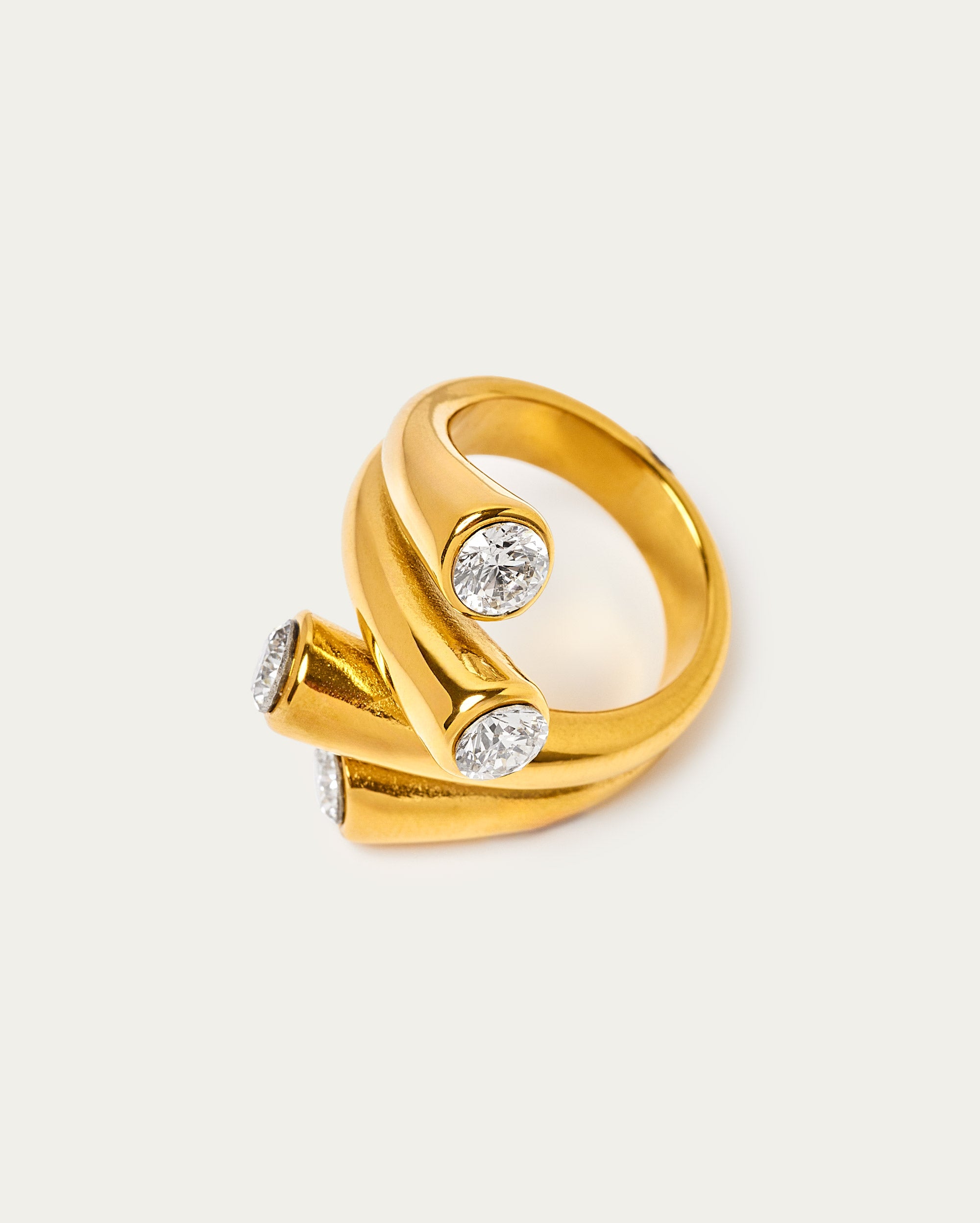 Sculptural Wrap Statement Ring