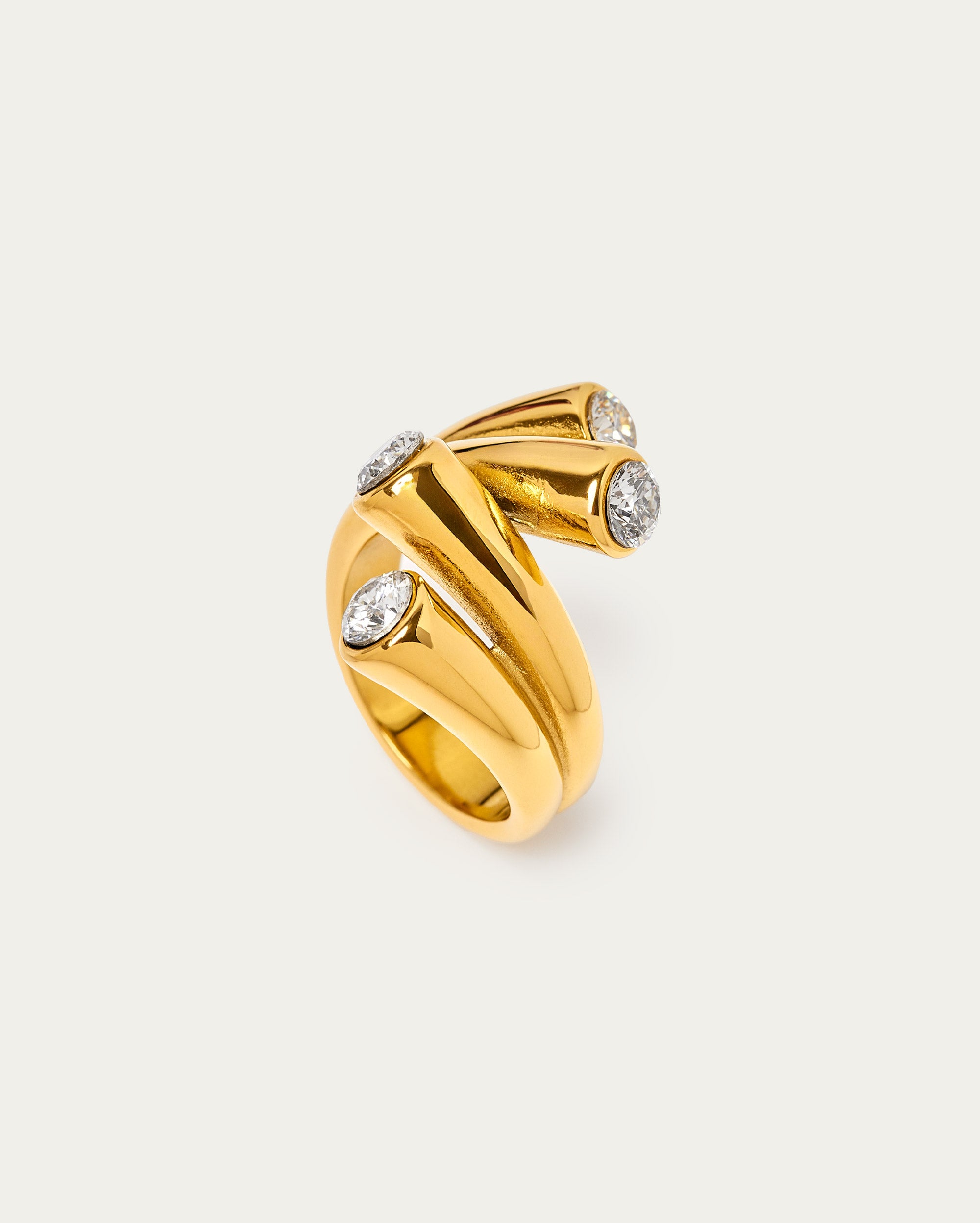 Sculptural Wrap Statement Ring