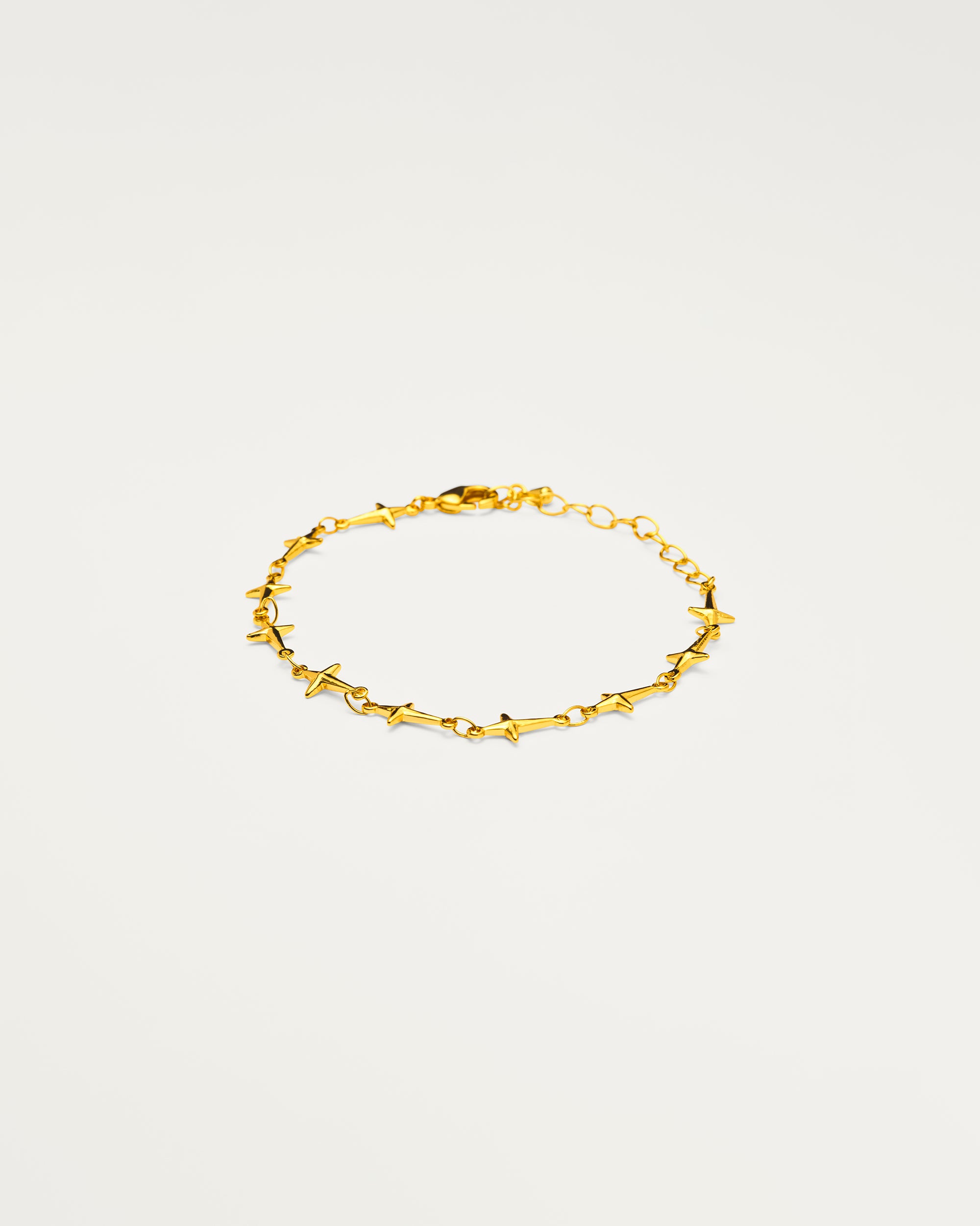 Gold Star Link Bracelet