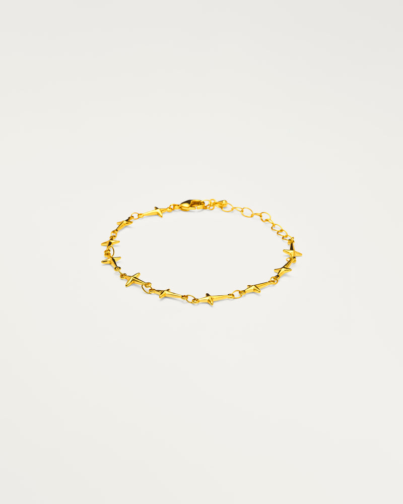 Gold Star Link Bracelet