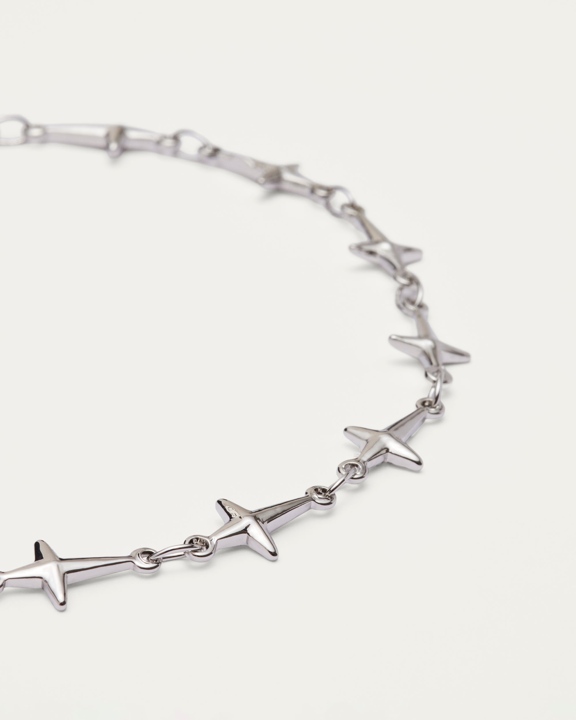 Silver Star Link Bracelet