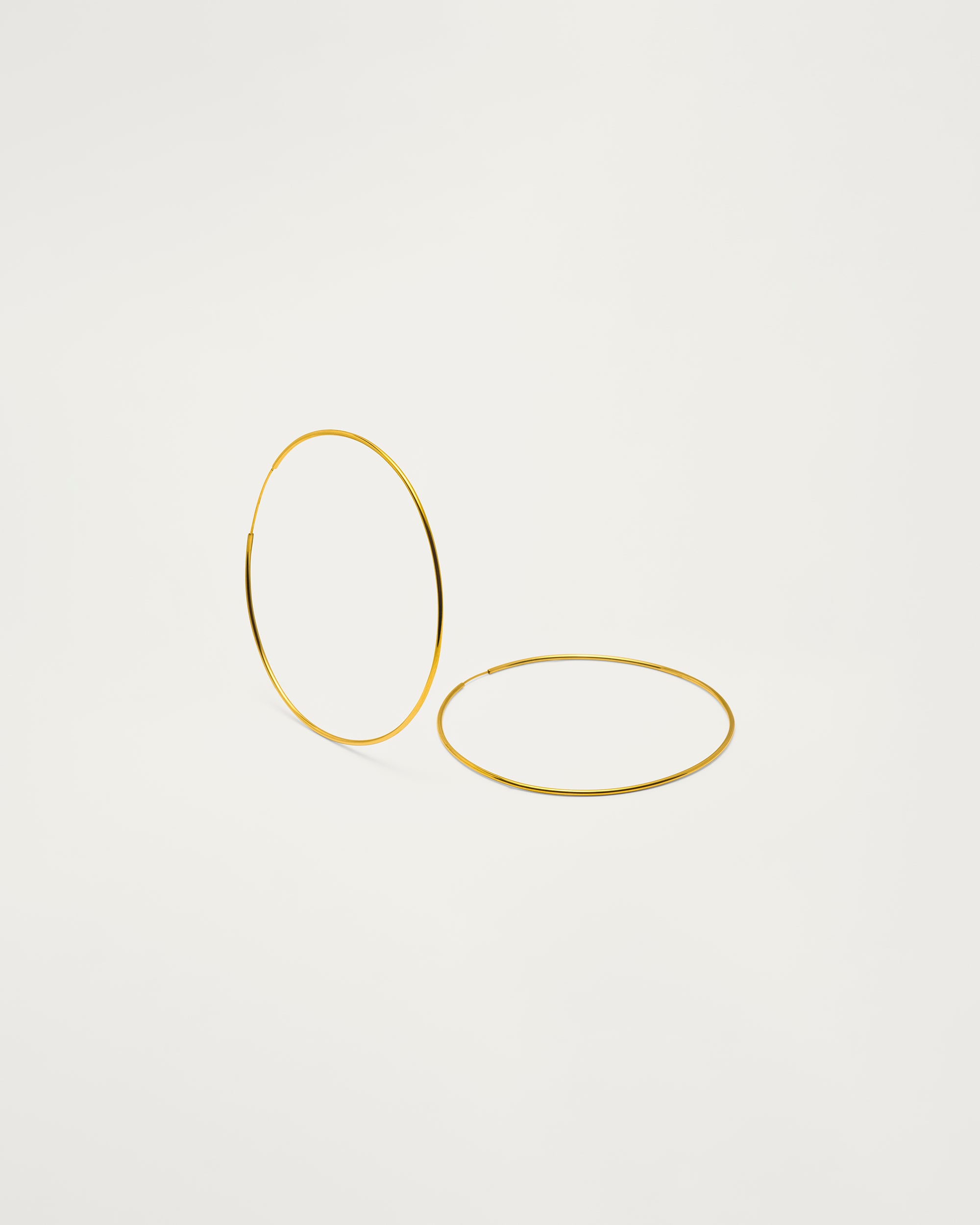Gold Classic Hoop Earrings
