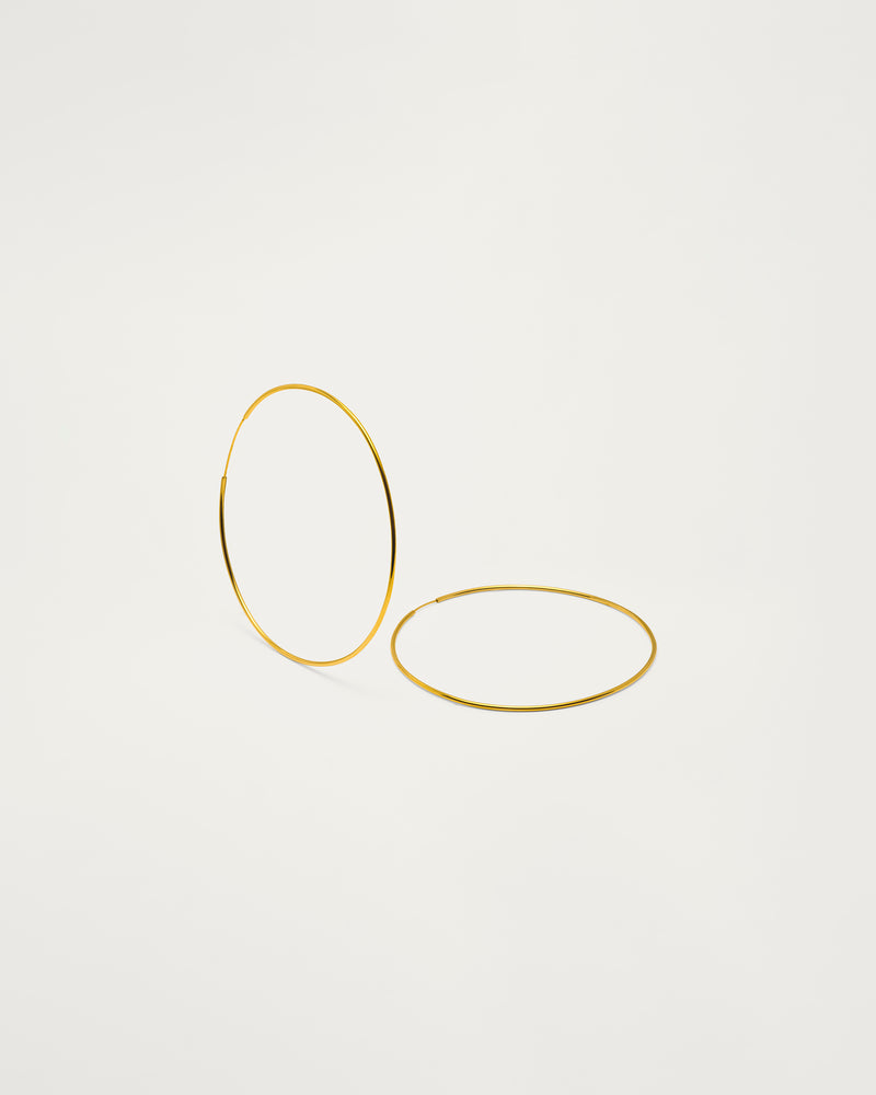 Gold Classic Hoop Earrings