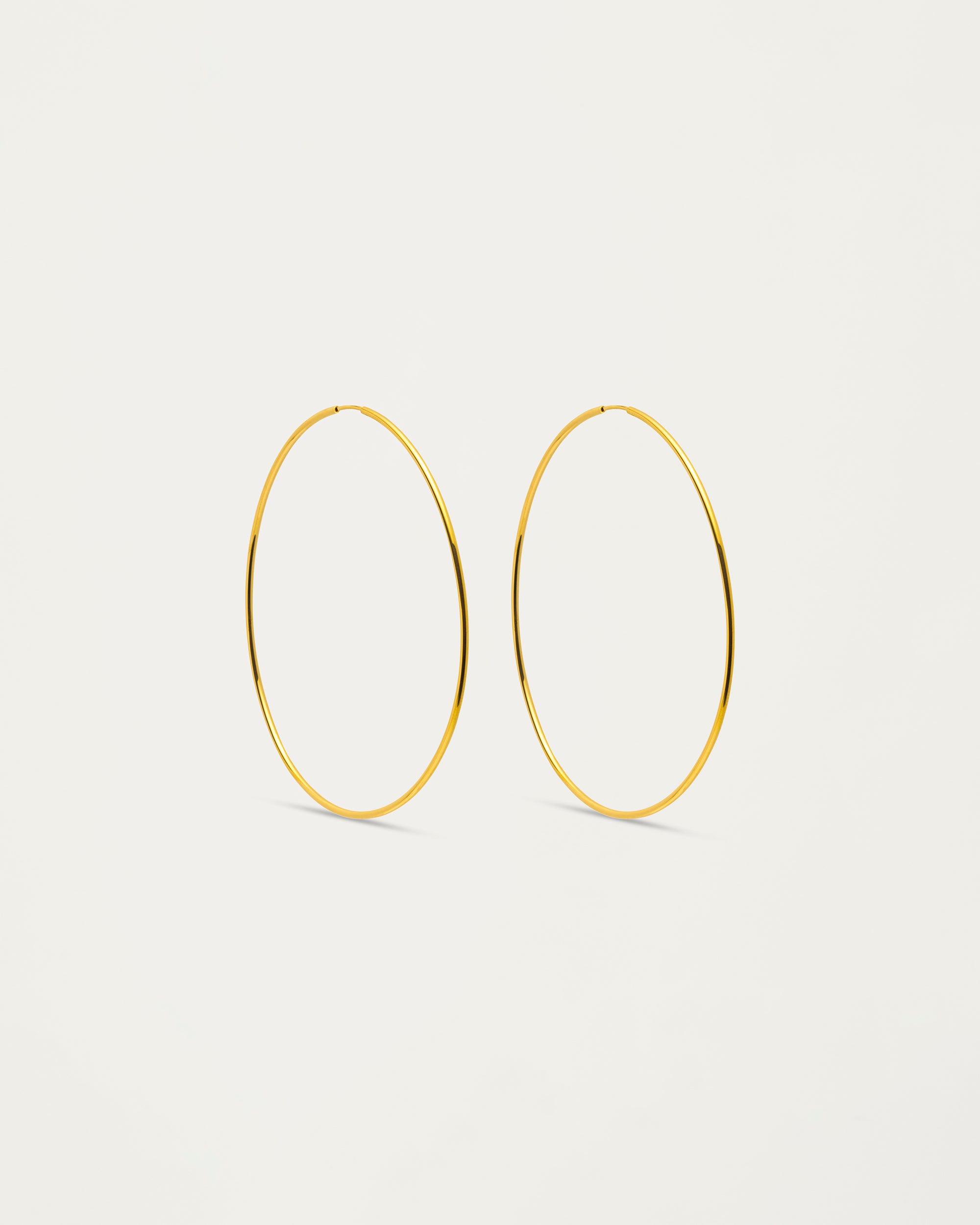 Gold Classic Hoop Earrings