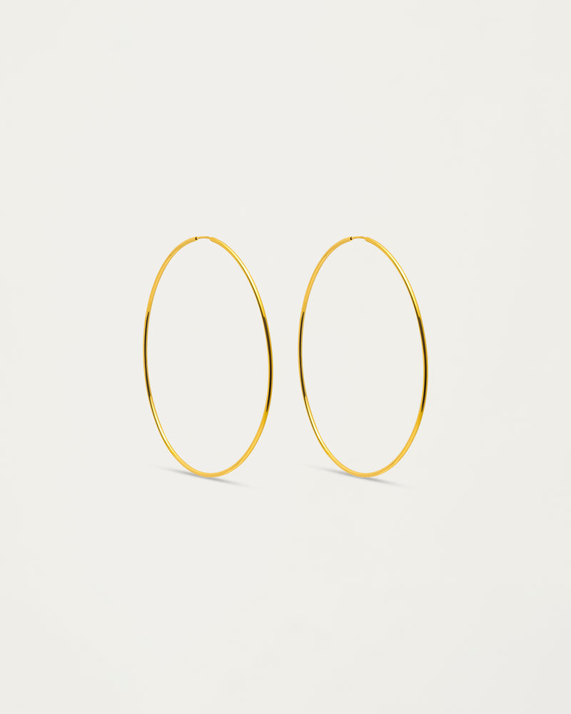 Gold Classic Hoop Earrings