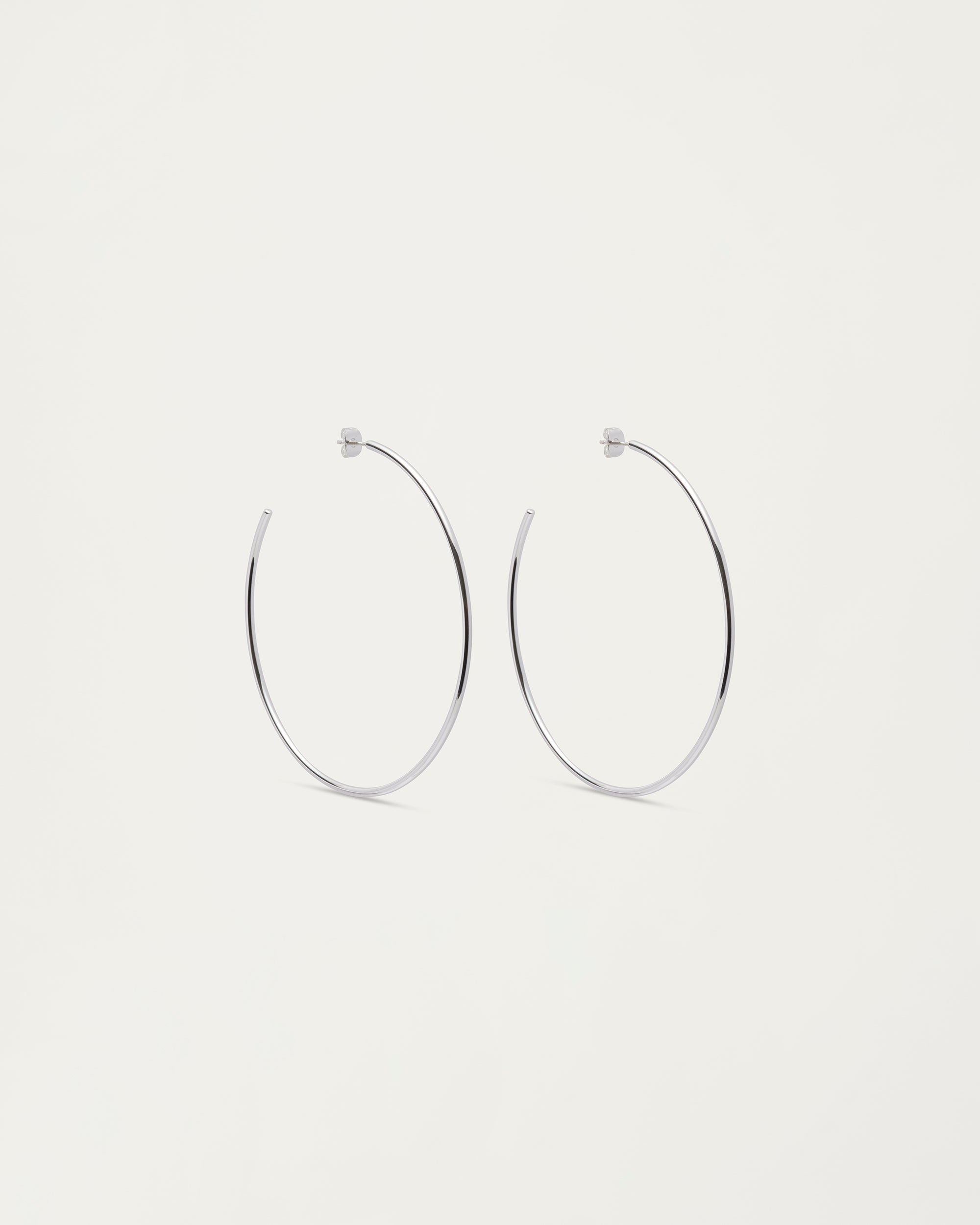 Silver Essential Hoop Earrings