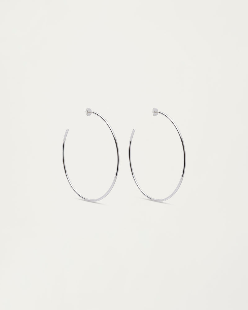 Silver Essential Hoop Earrings