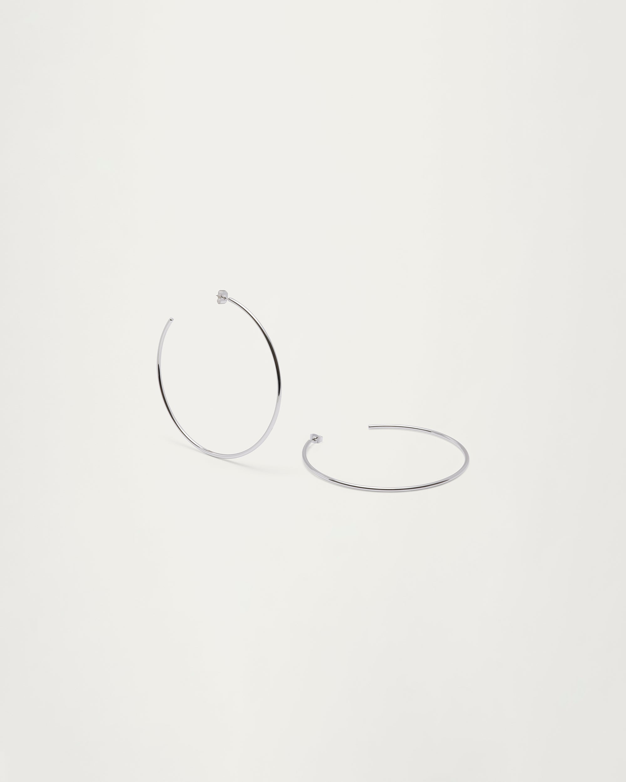 Silver Essential Hoop Earrings