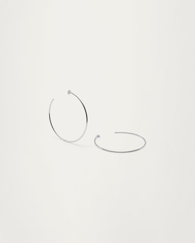 Silver Essential Hoop Earrings