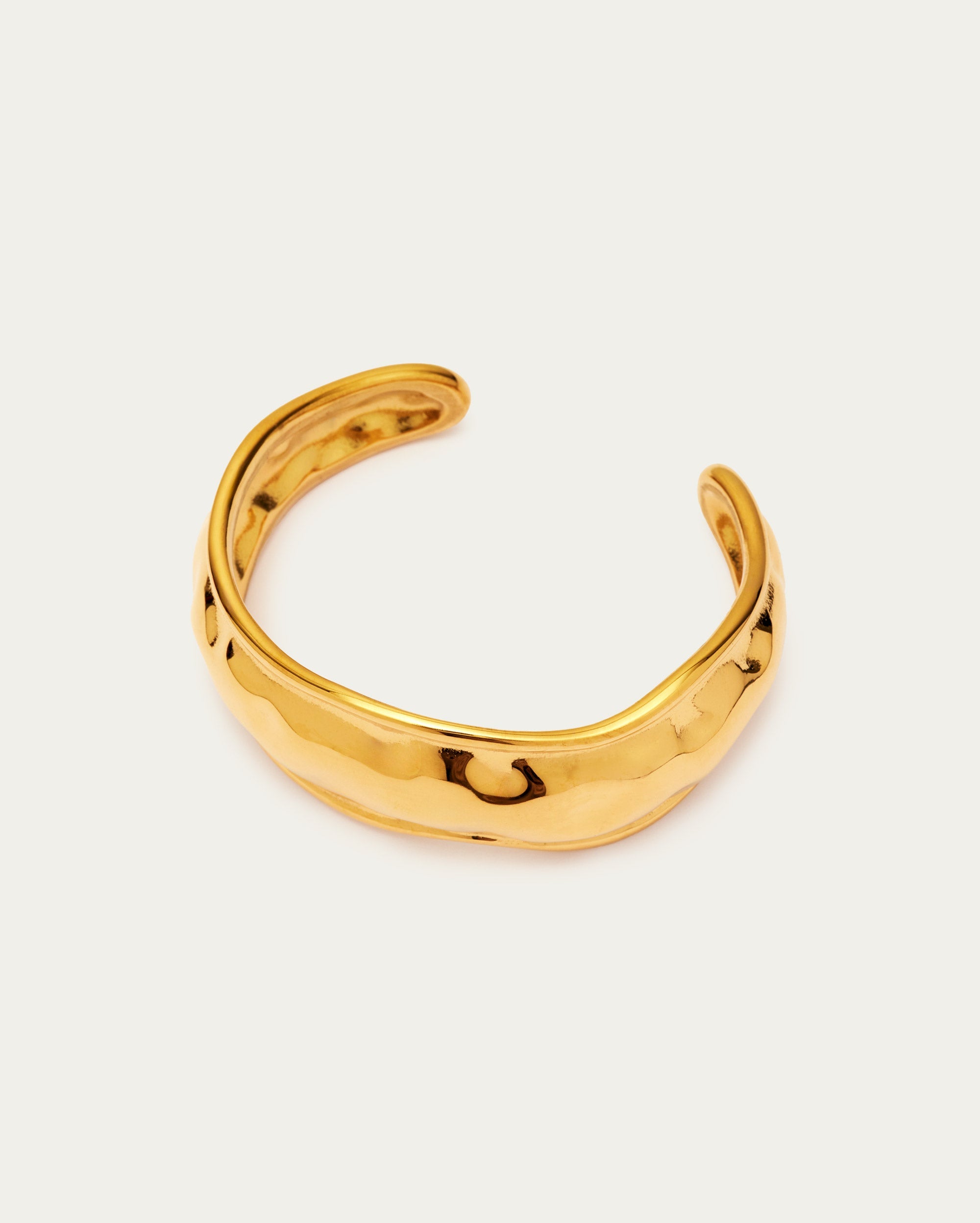 Chunky Molten Textured Bangle