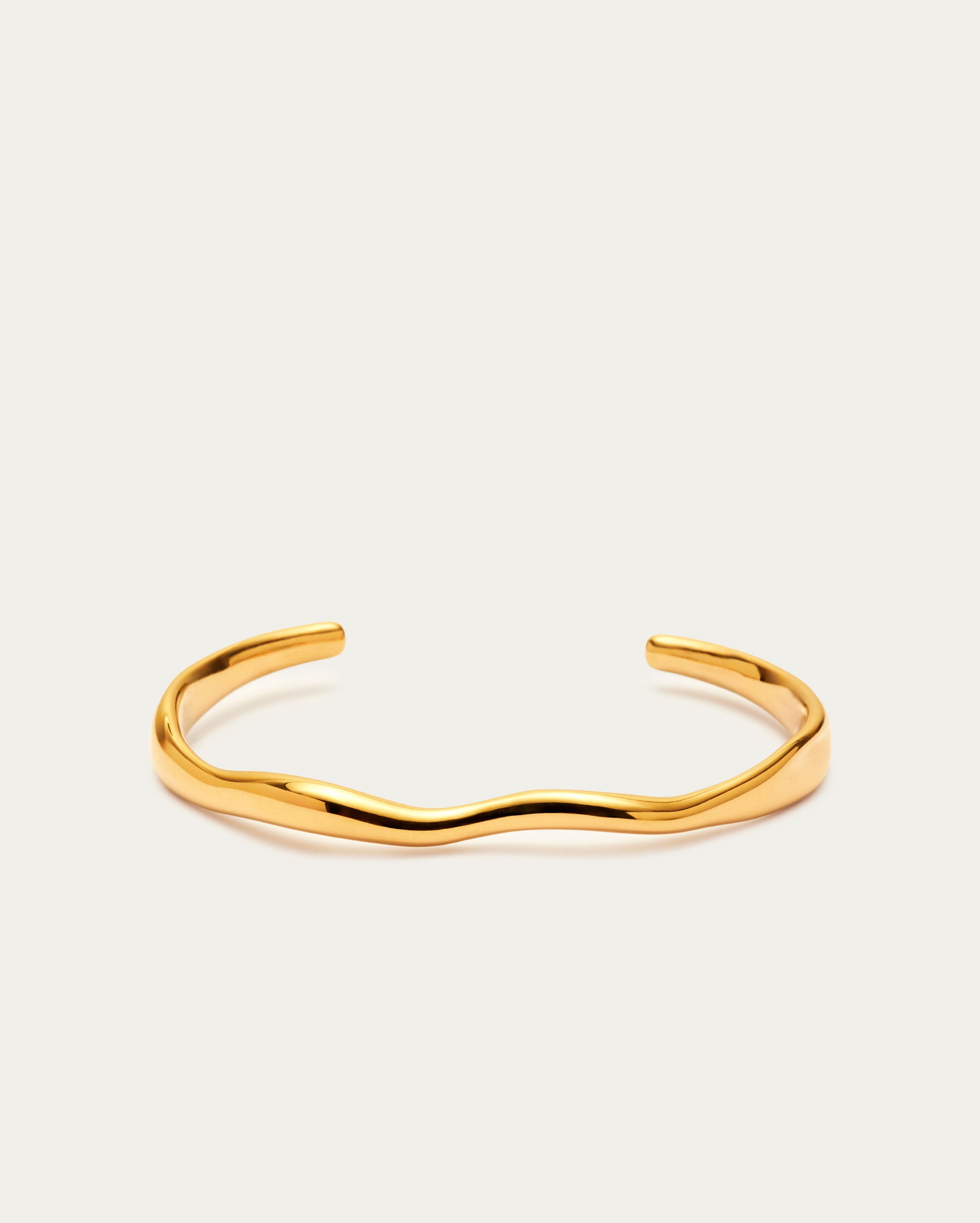 Polished Wave Bangle