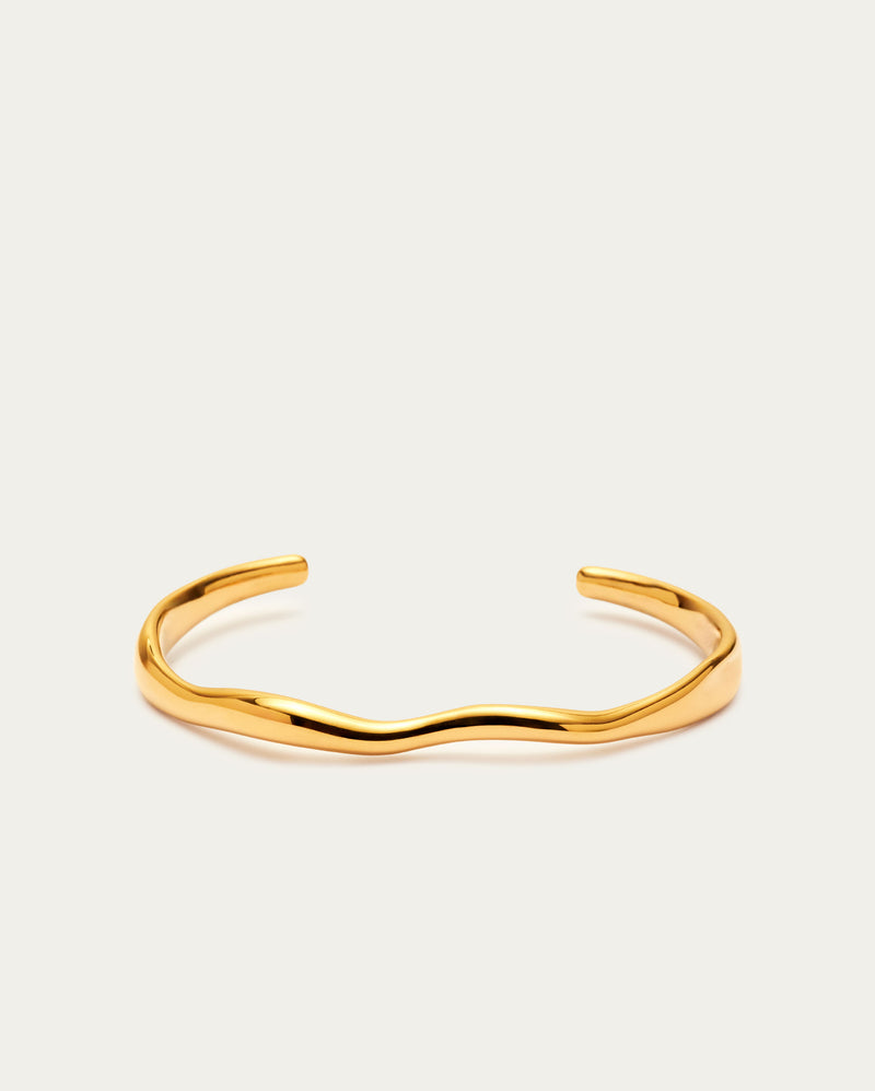 Polished Wave Bangle