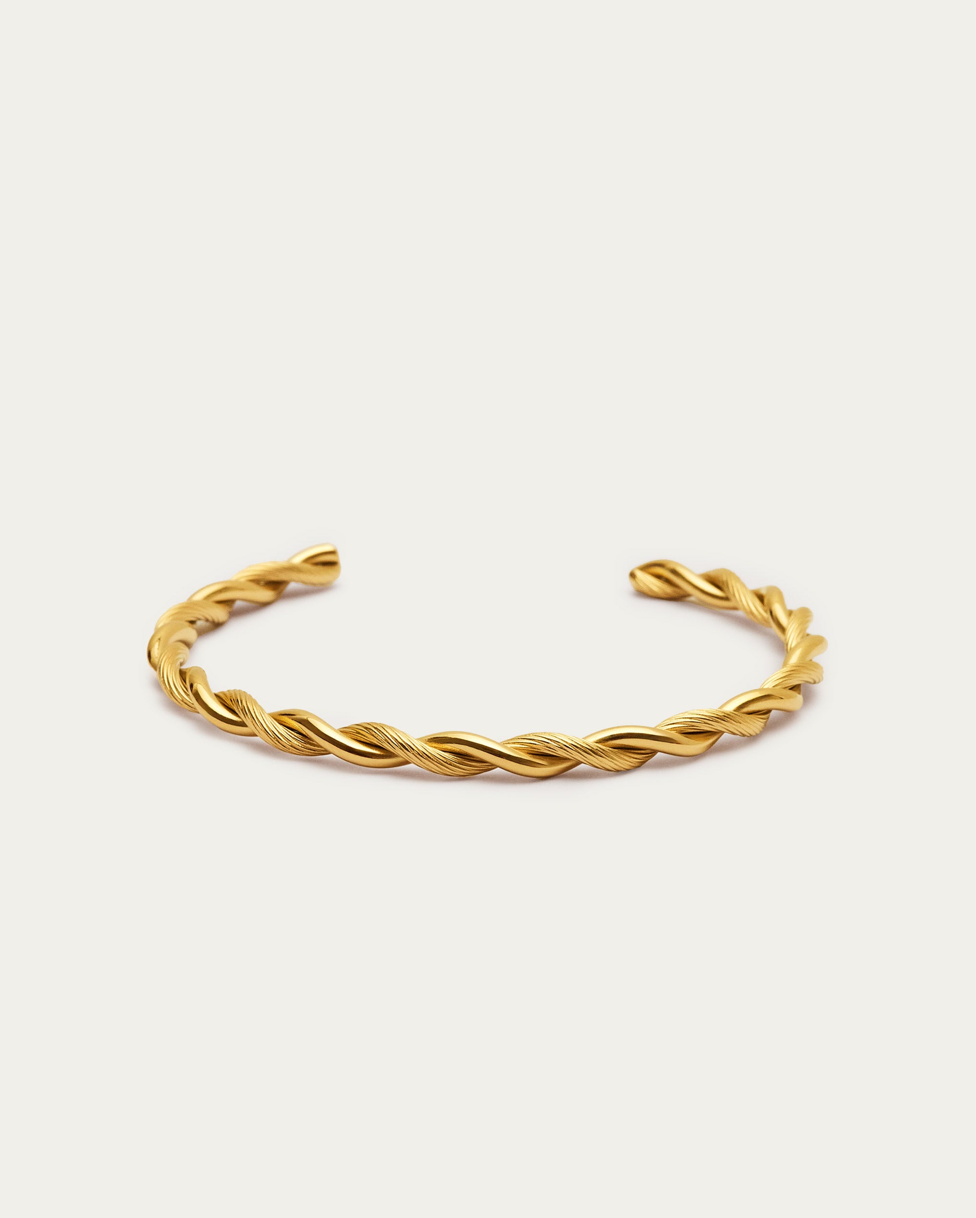 Twisted Gold Bangle