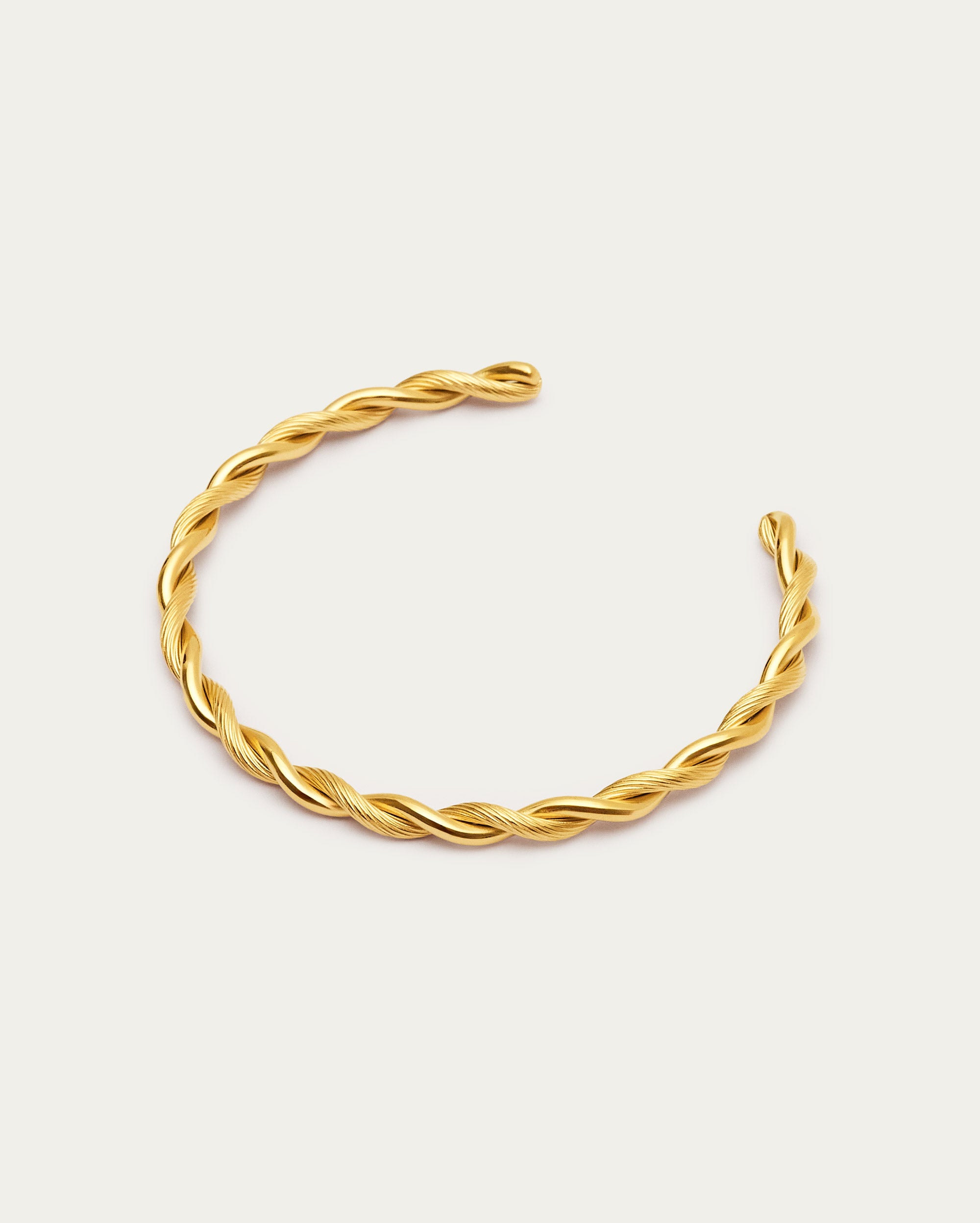 Twisted Gold Bangle