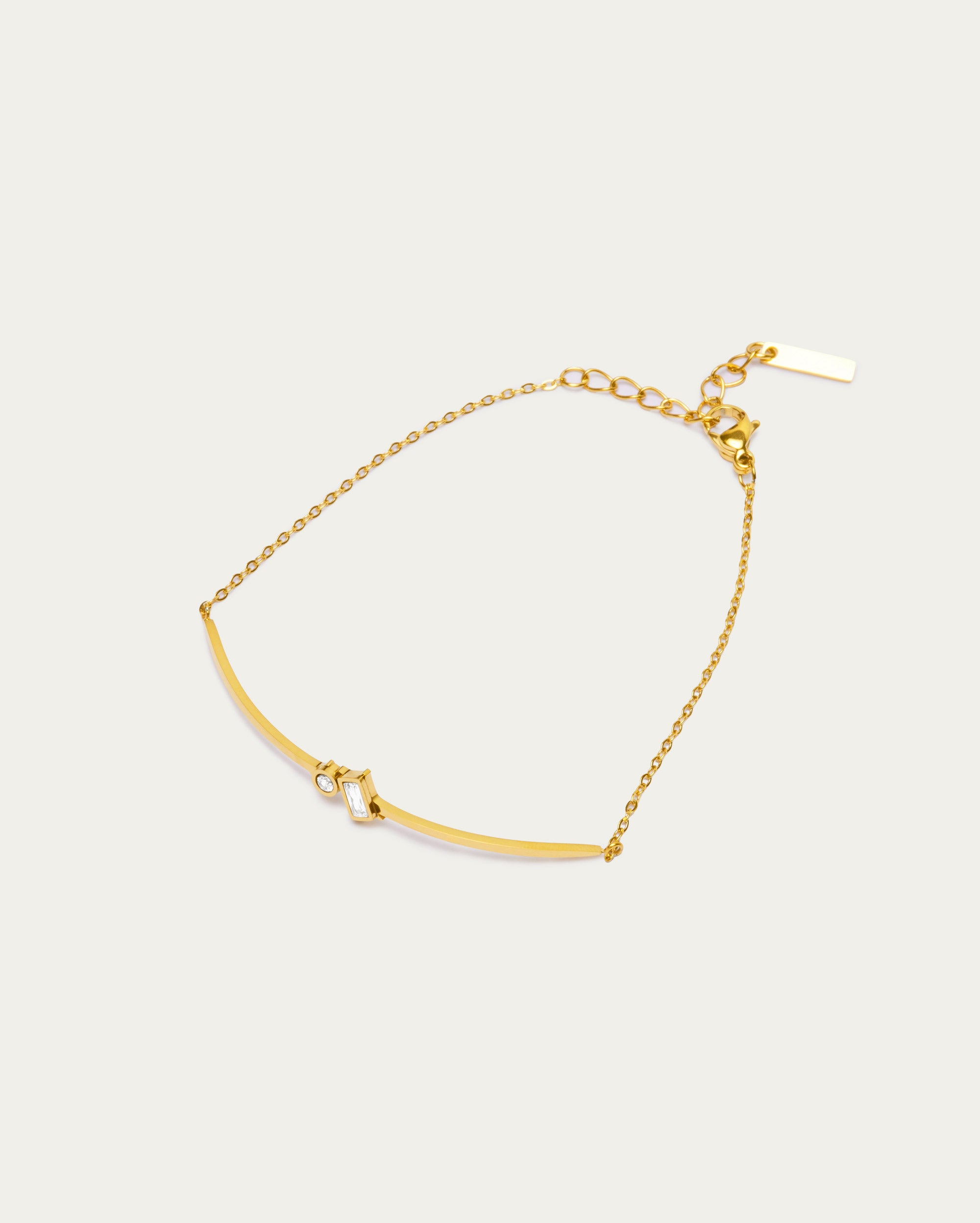 Twin Diamond Bar Bracelet