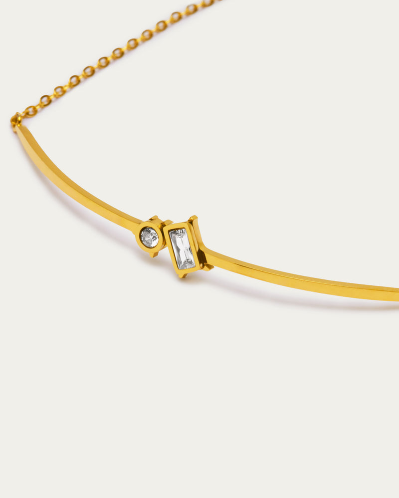 Twin Diamond Bar Bracelet