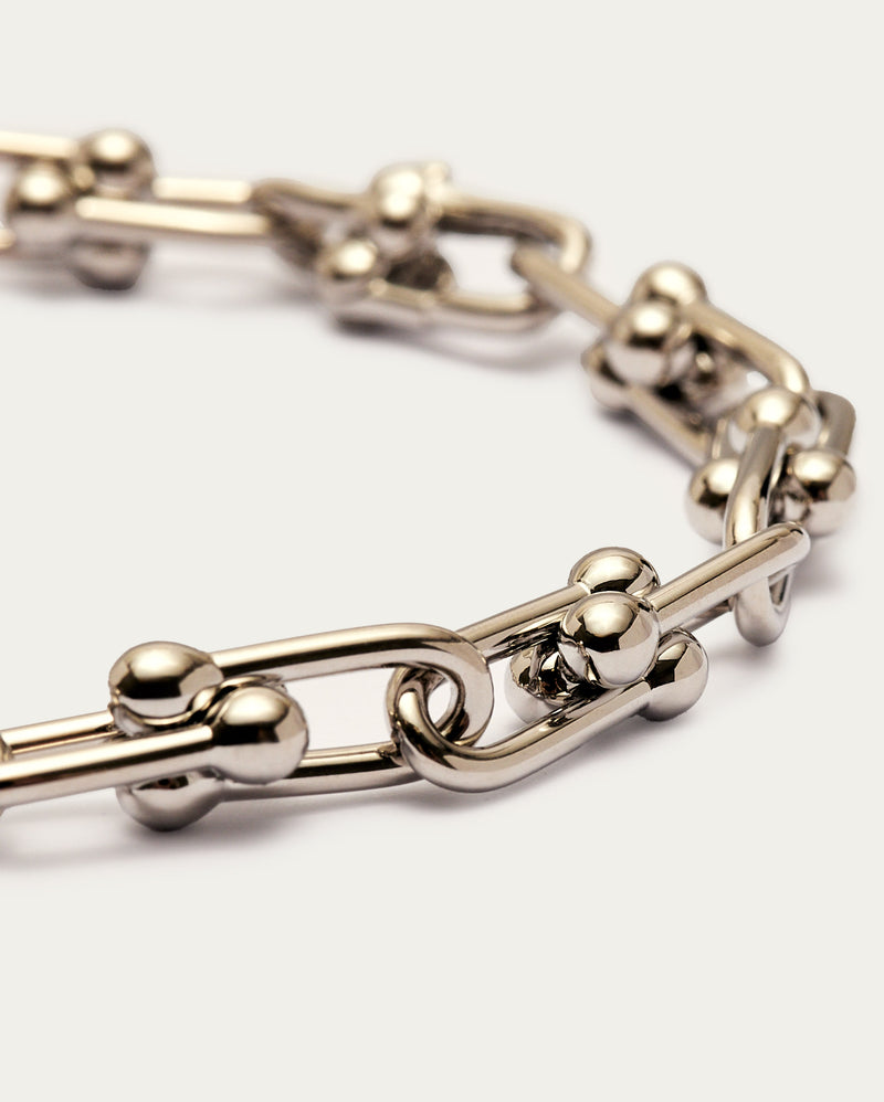Paperclip Ball Chain Bracelet