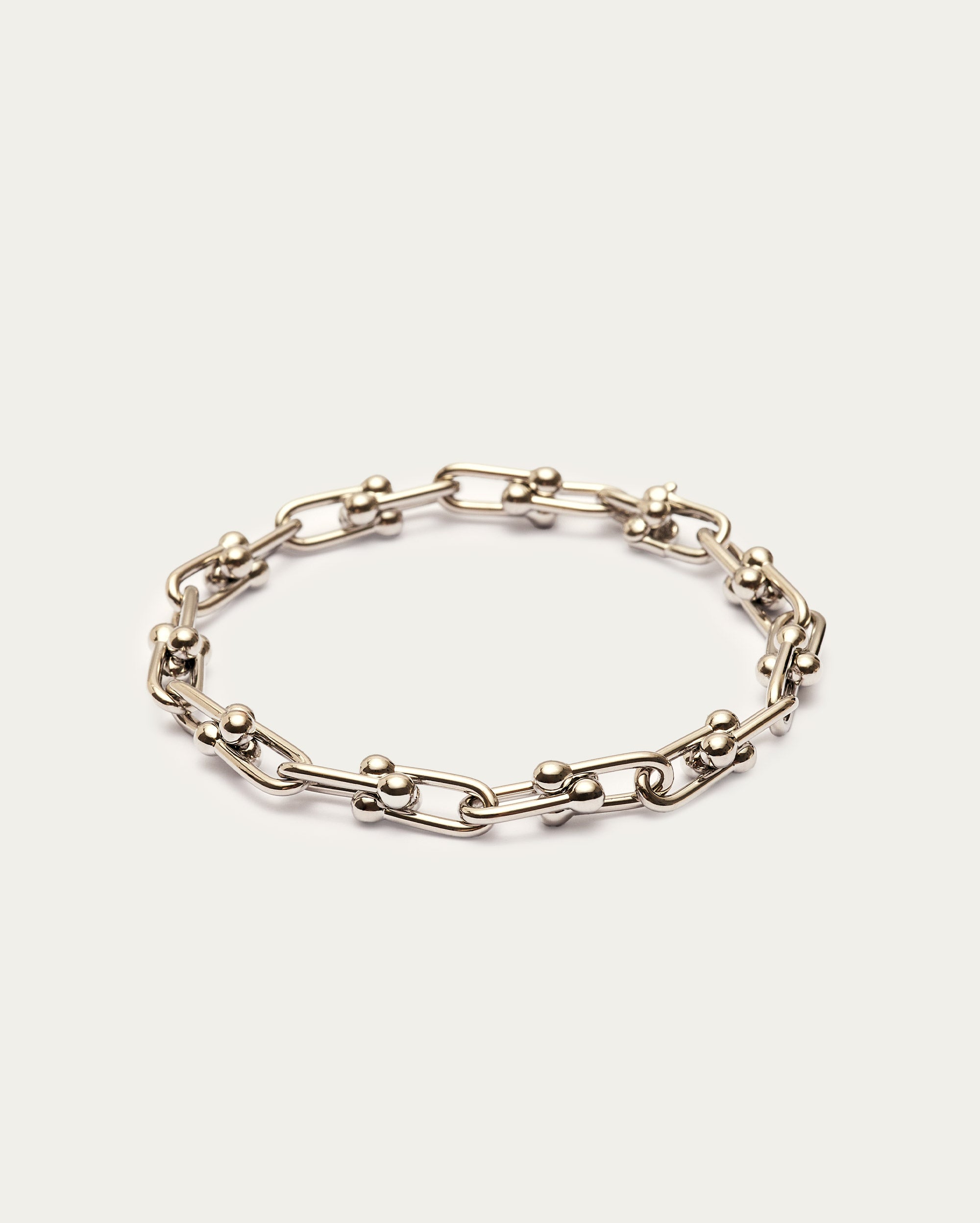 Paperclip Ball Chain Bracelet