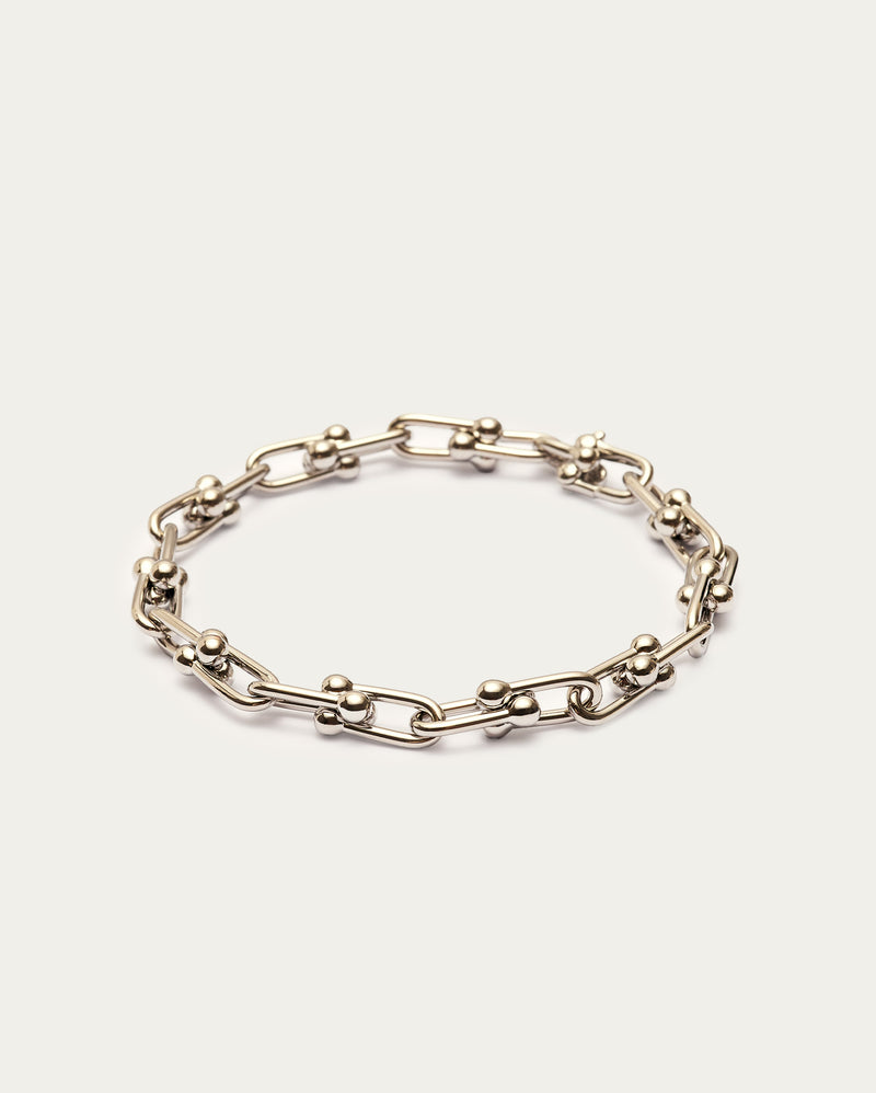 Paperclip Ball Chain Bracelet