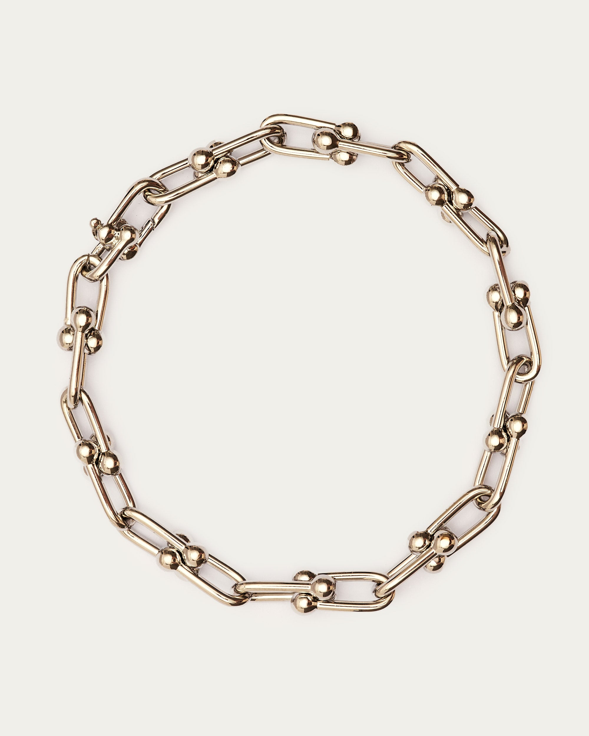 Paperclip Ball Chain Bracelet