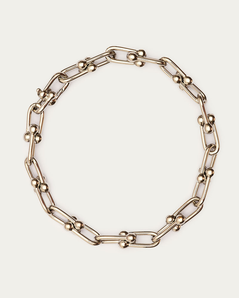 Paperclip Ball Chain Bracelet