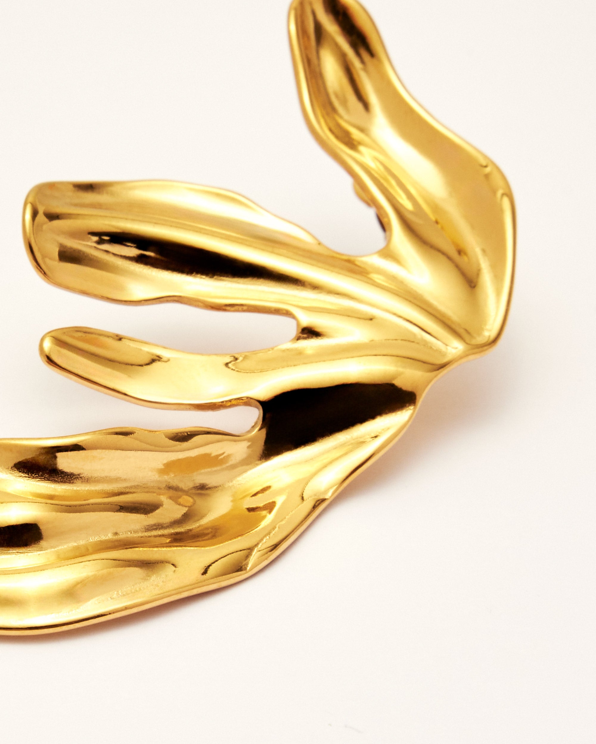 Statement Sculptural Flora Stud Earrings