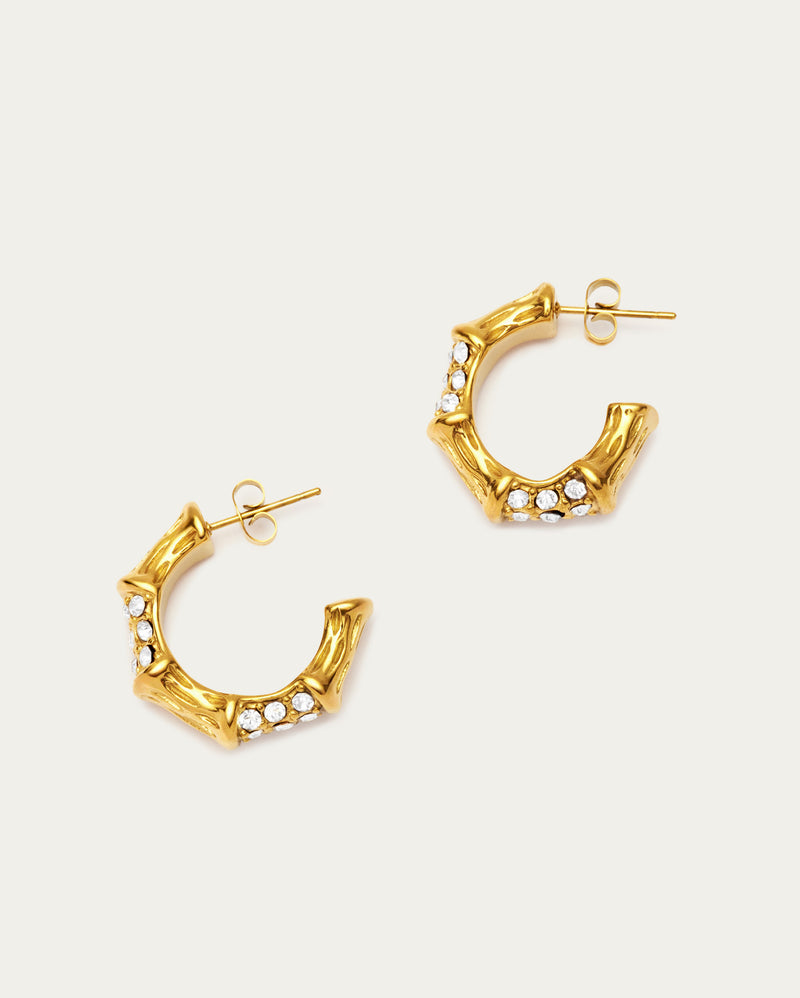 Mix Match Textured Parvé Hoop Earrings