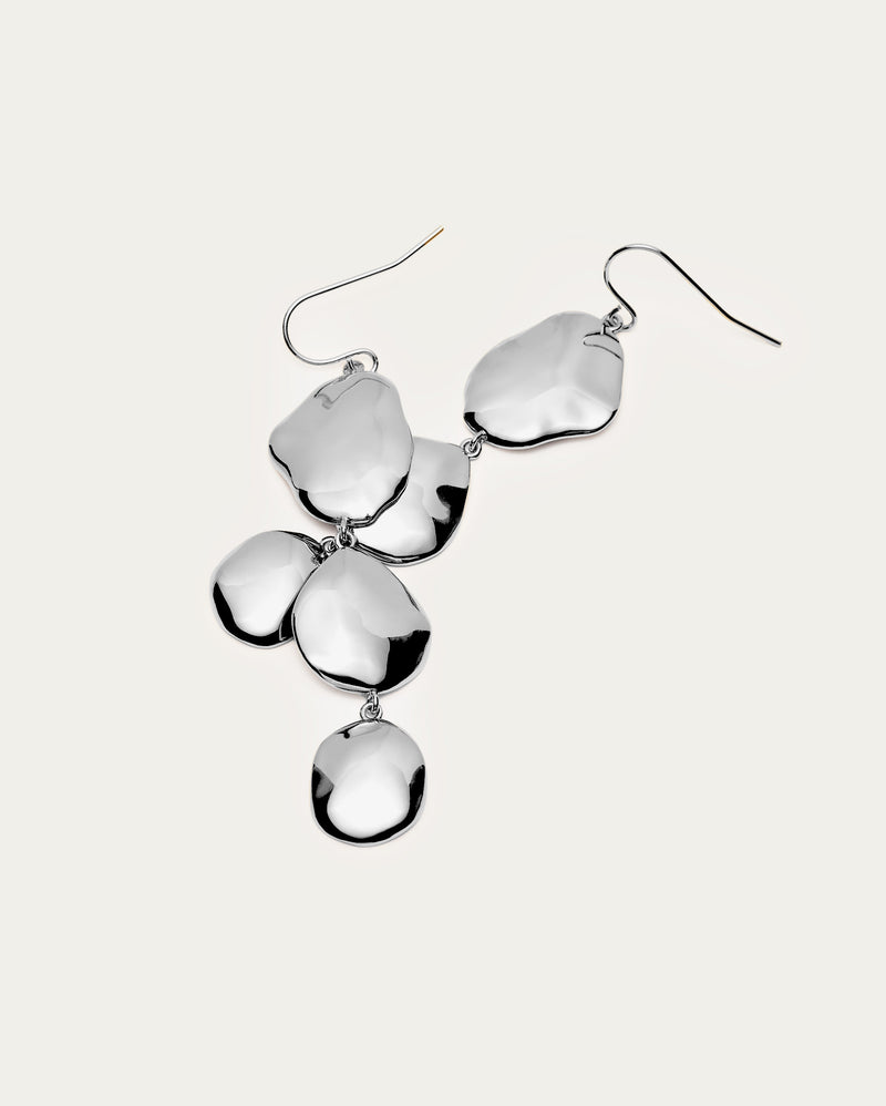 Organic drop earrings