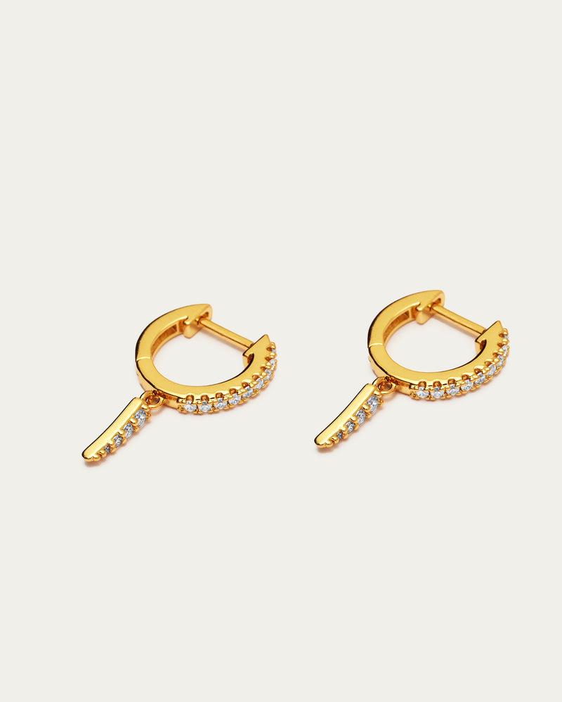 Spike Pendant Parvé Hoop Earrings