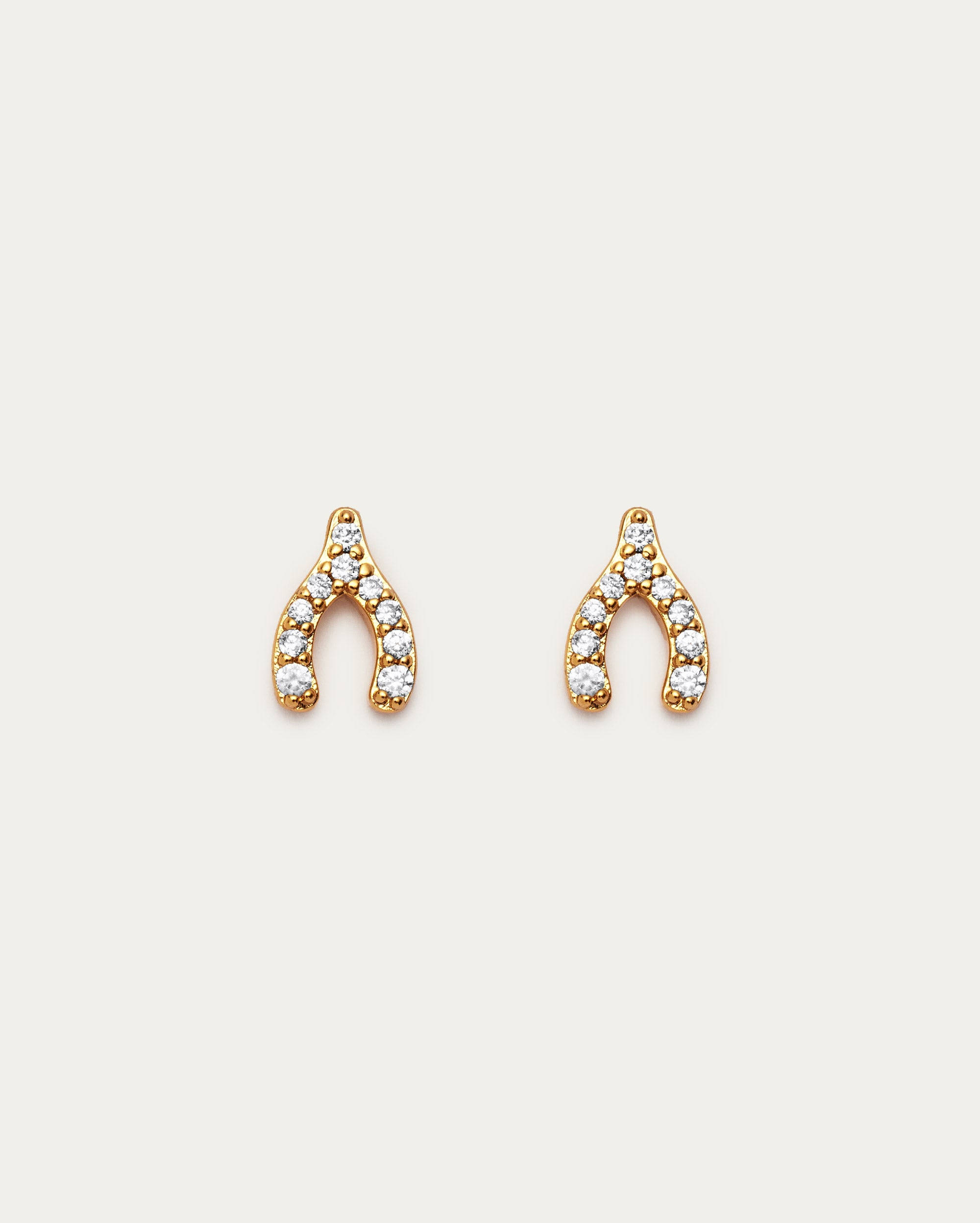 Wishbone Stud Earrings