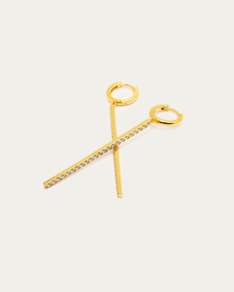 Parvé Bar Dangle Earrings