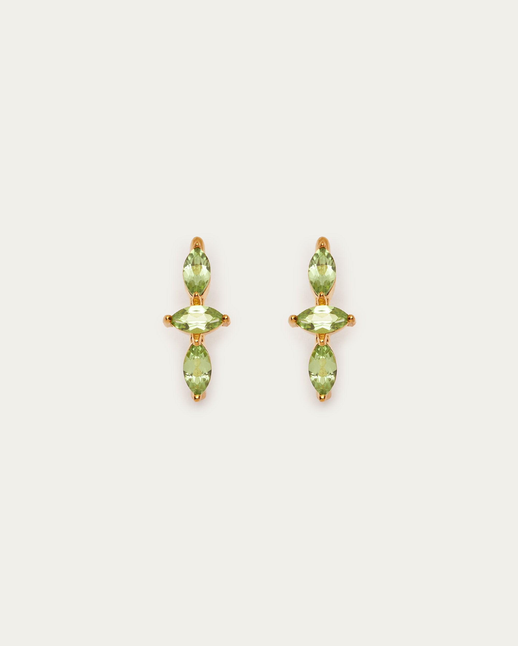 Gold Mini Climber Stud Sterling Silver Earrings