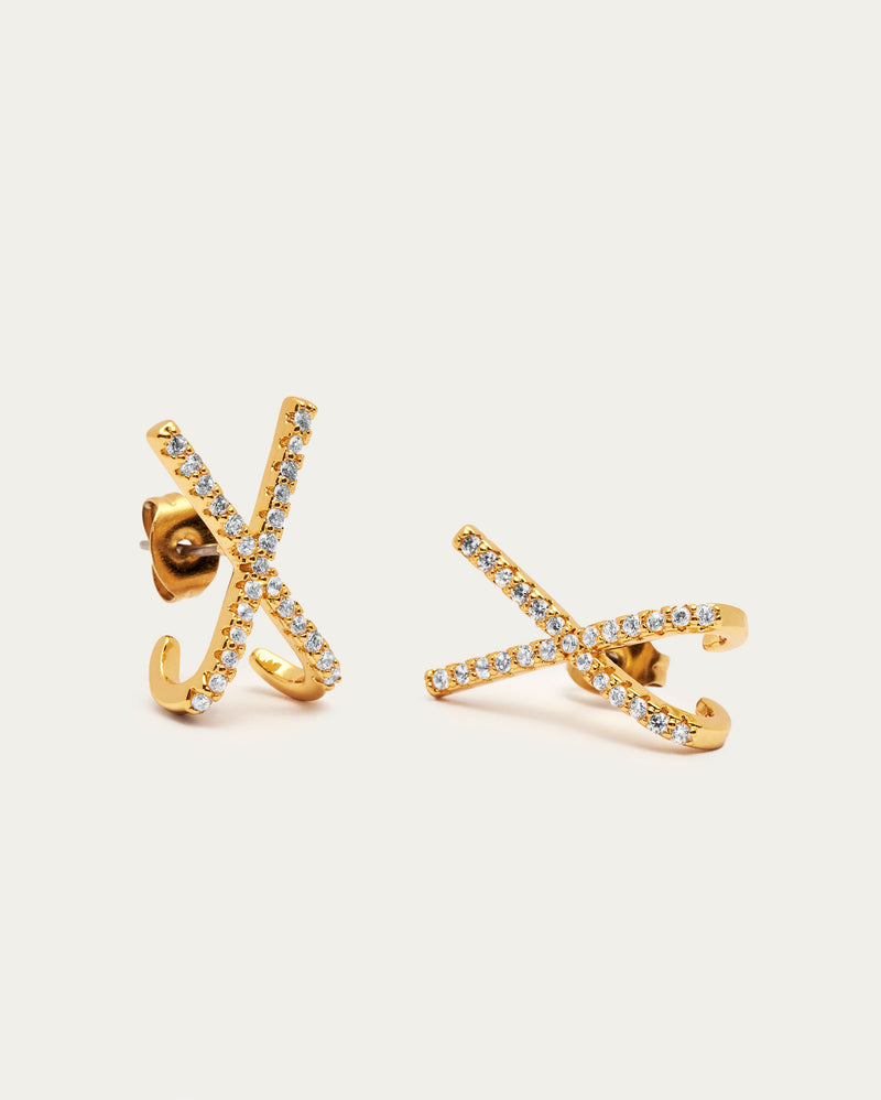 Cross Stud Earrings
