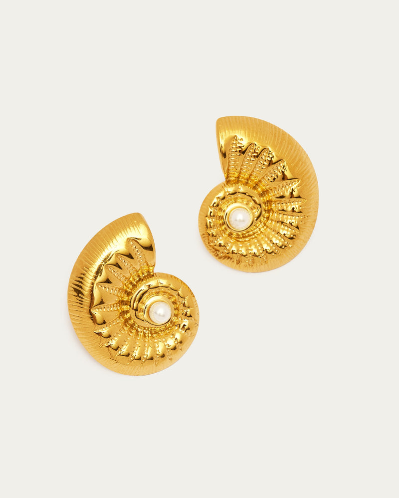 Seashell Stud Earrings