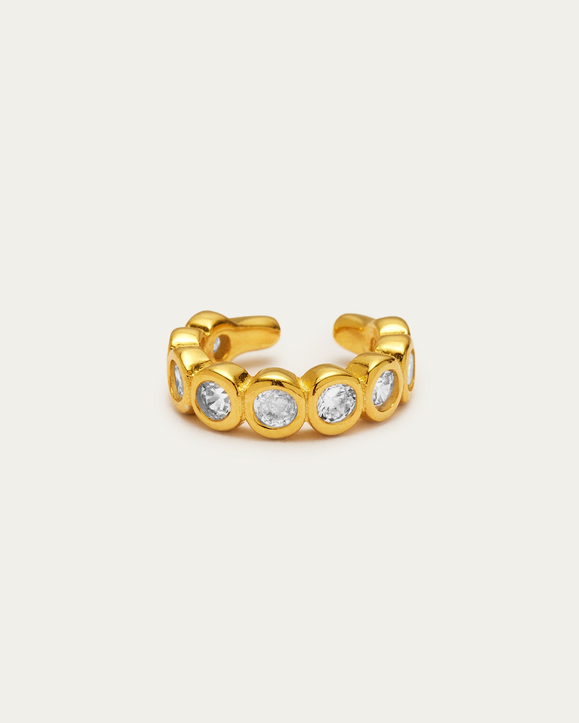 Tennis Hoop Cuff - Gold