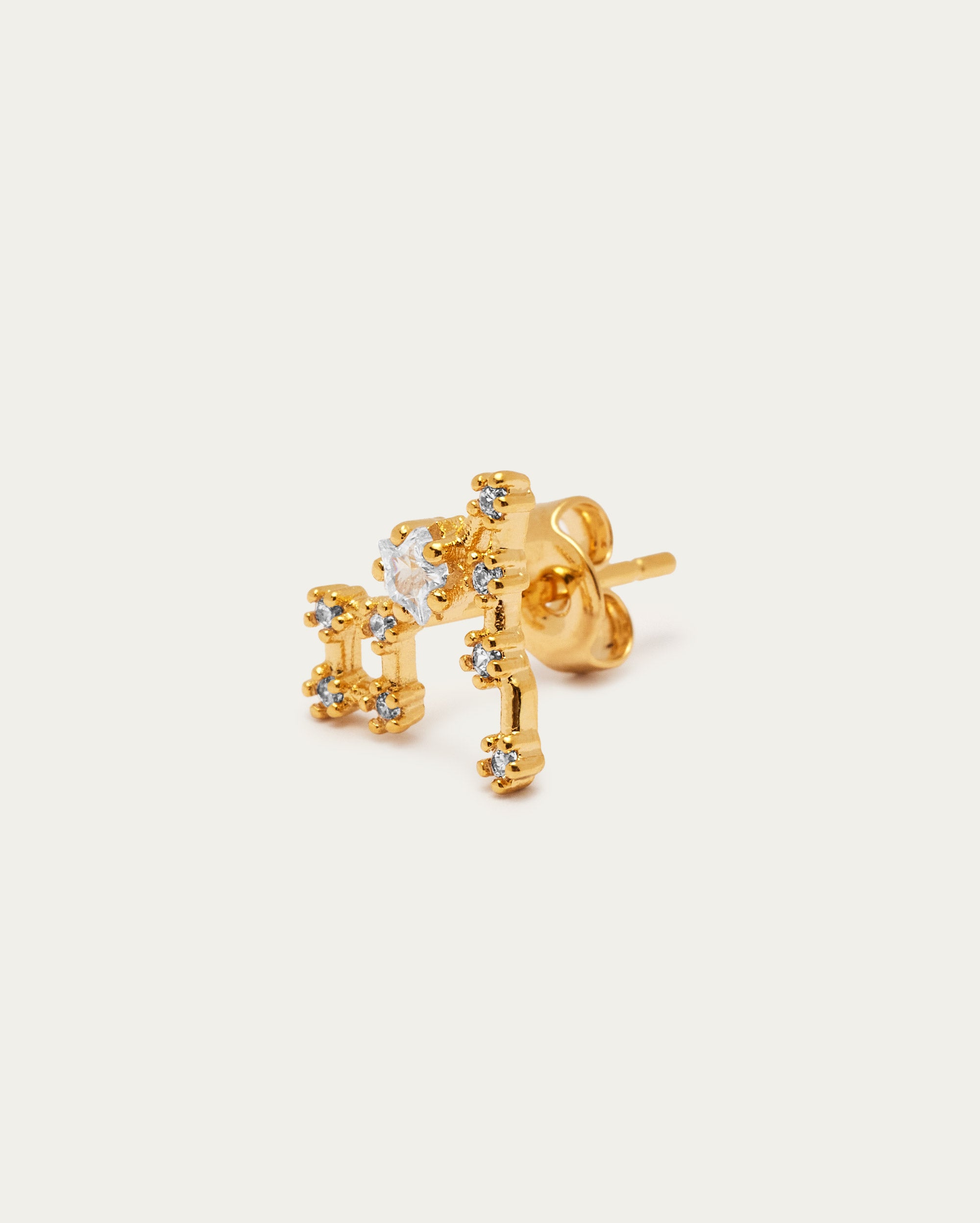 Aquarius Star Constellation Stud Earrings