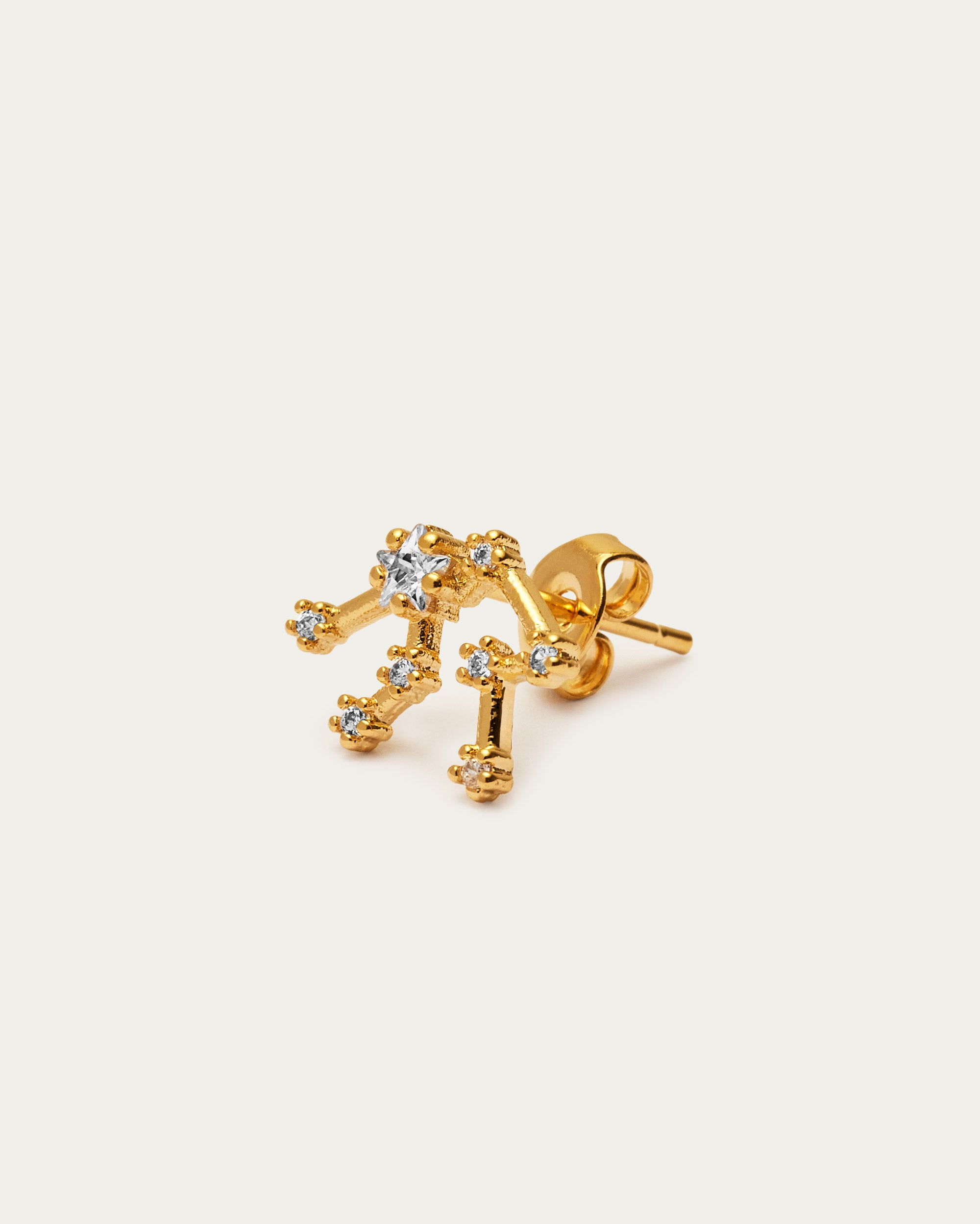 Aquarius Star Constellation Stud Earrings