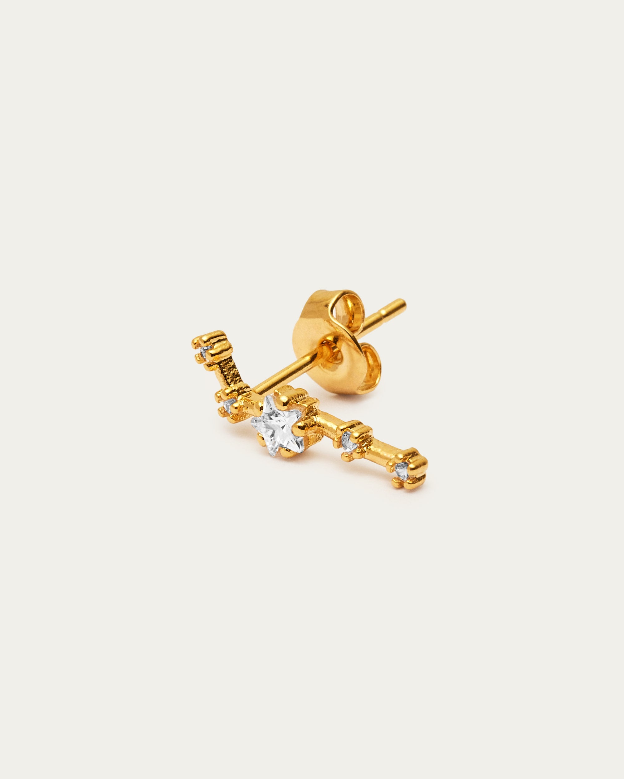 Pisces Star Constellation Stud Earrings
