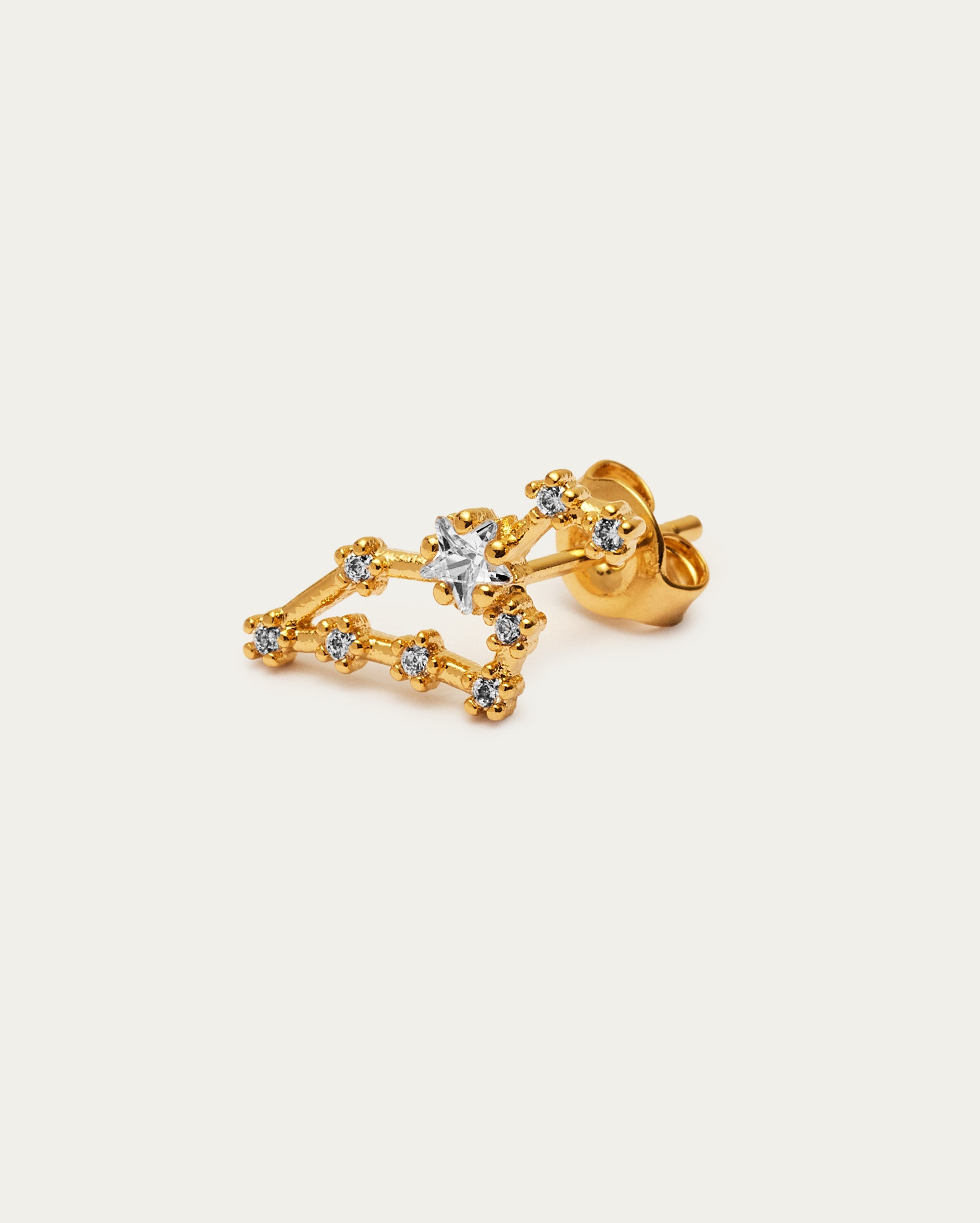 Leo Star Constellation Stud Earrings
