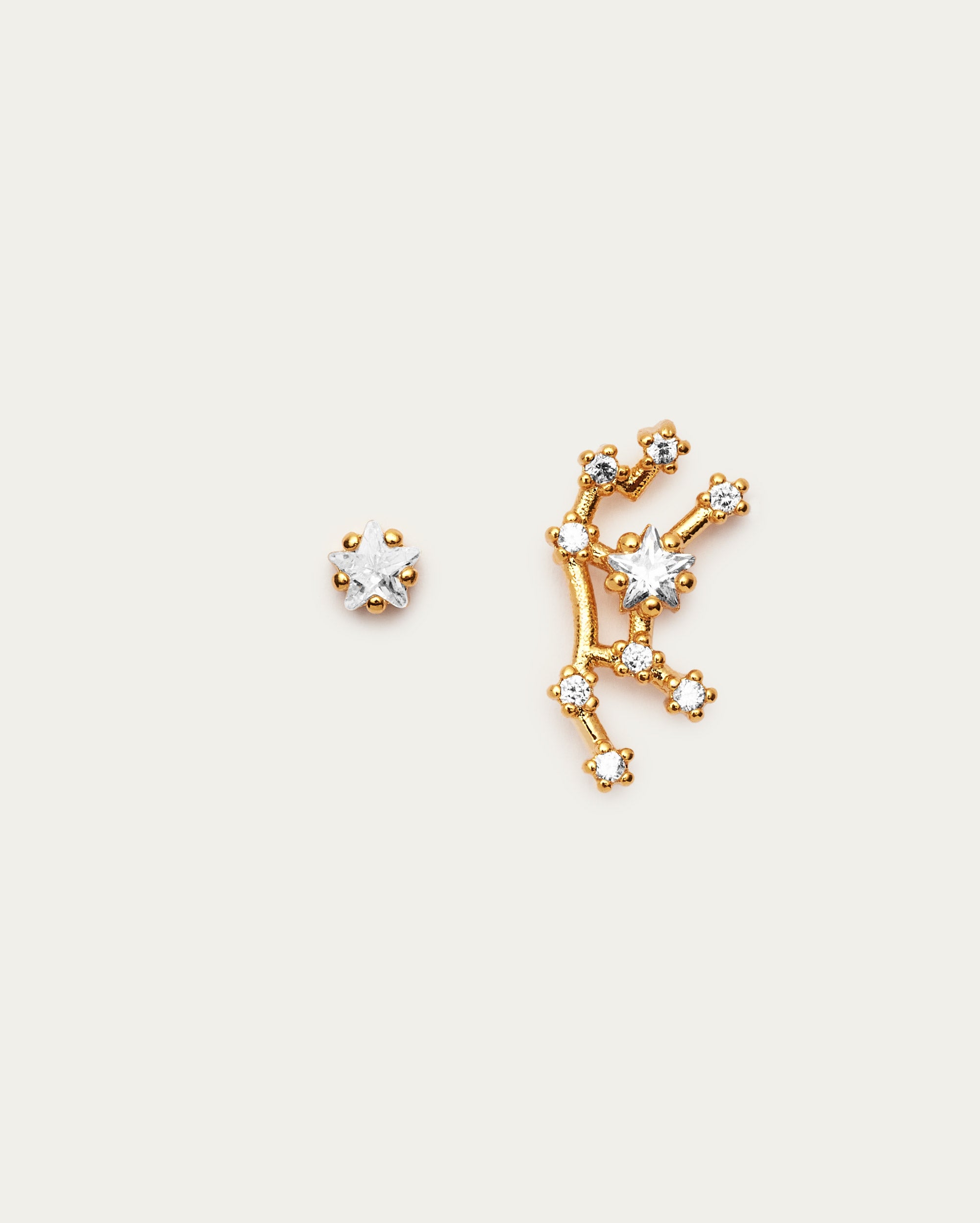 Virgo Star Constellation Stud Earrings