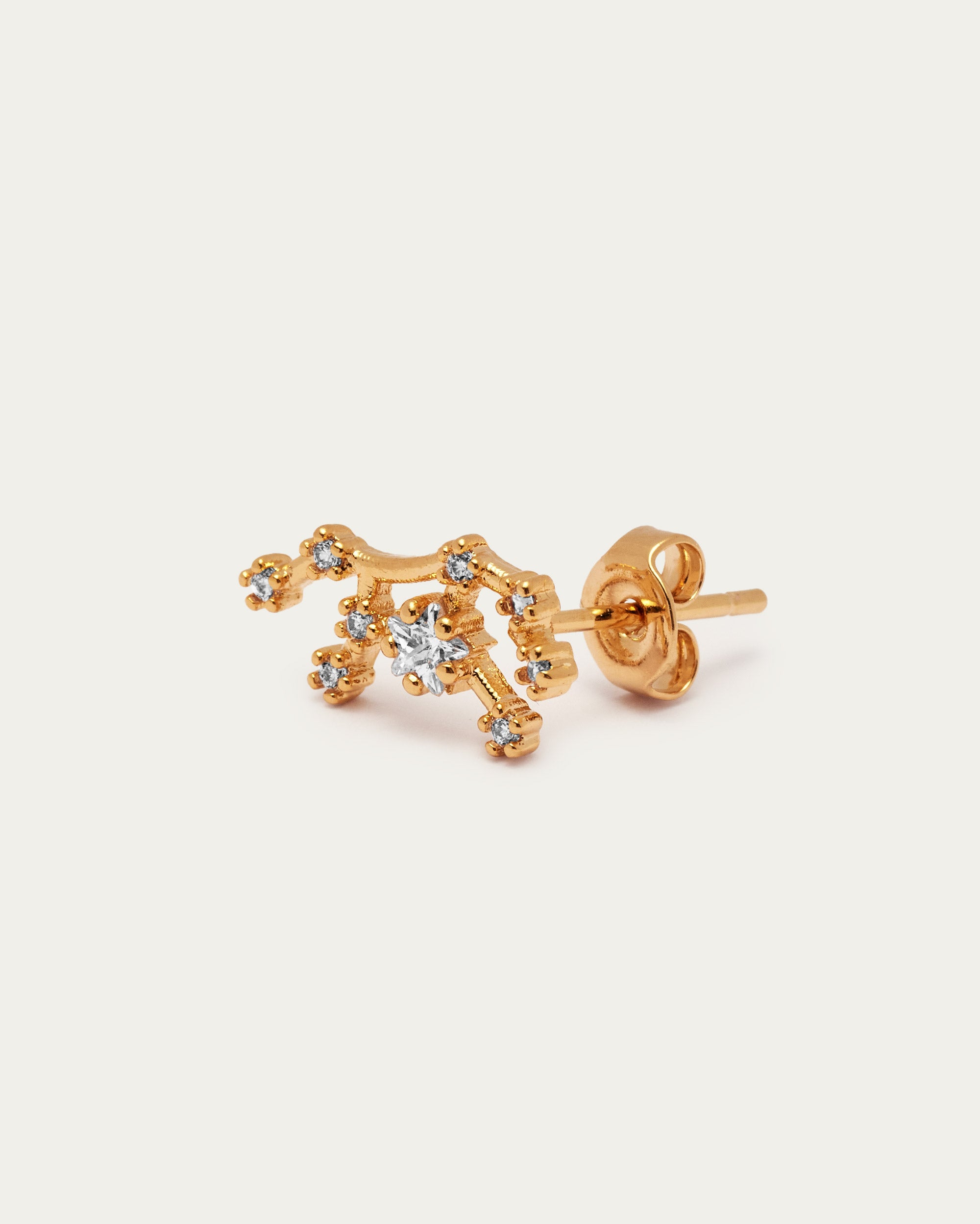 Virgo Star Constellation Stud Earrings
