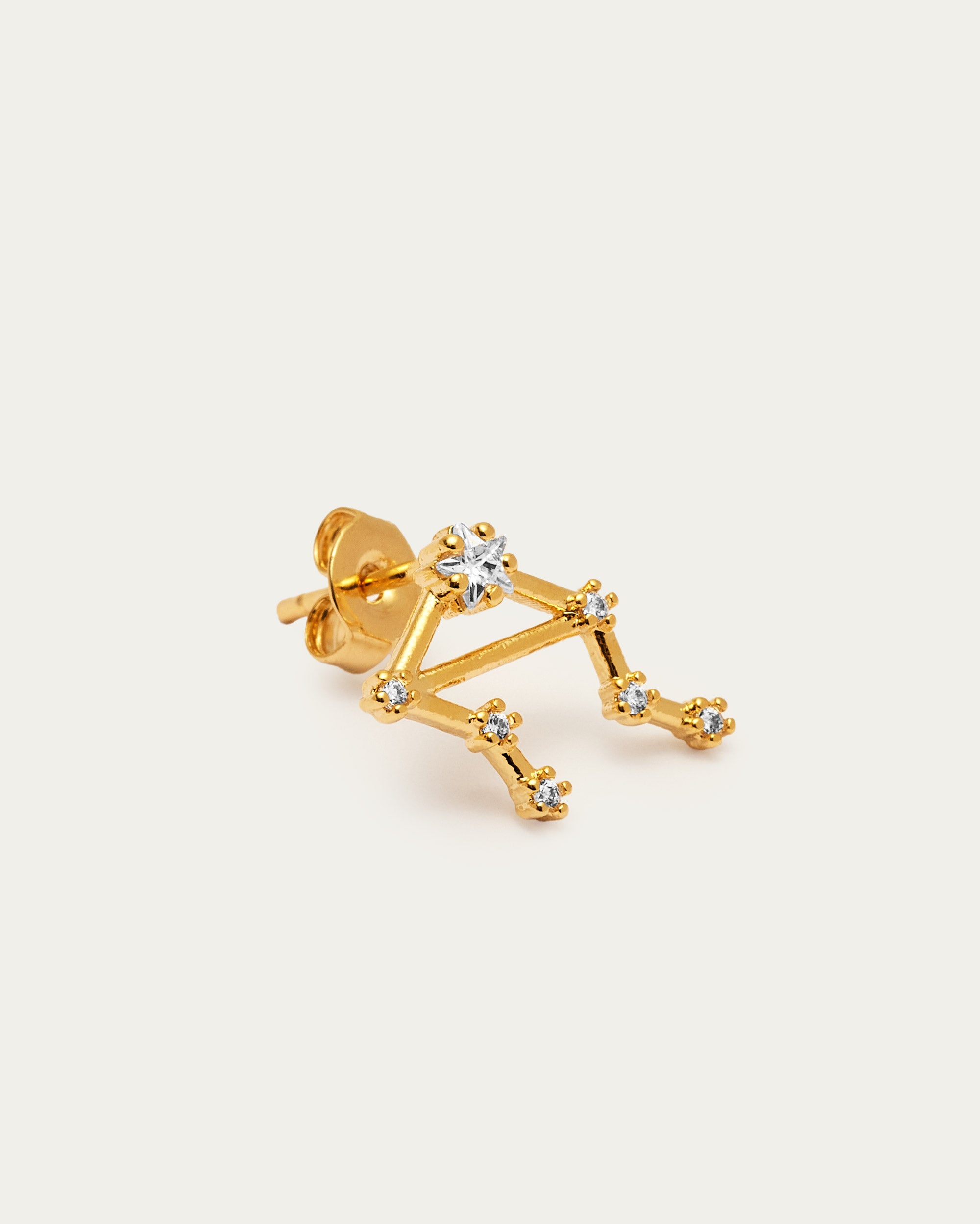 Libra Star Constellation Stud Earrings