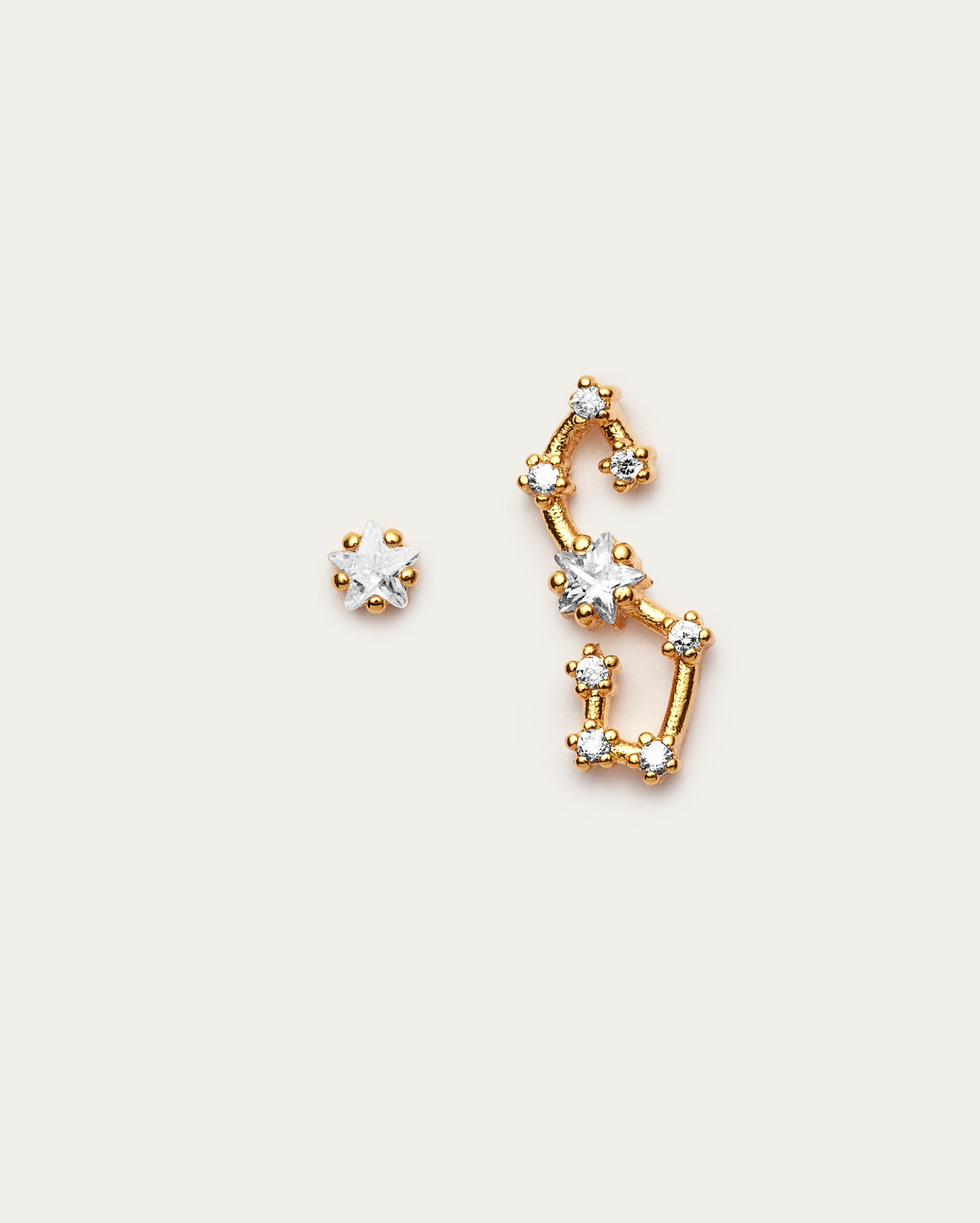 Scorpio Star Constellation Stud Earrings
